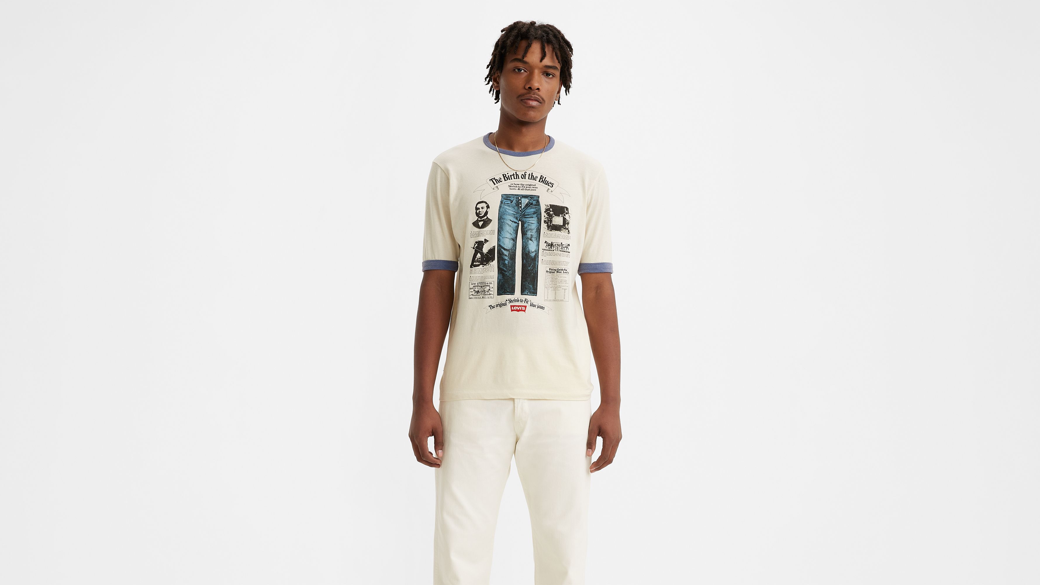 Levi's® Vintage Clothing 1970s Ringer Tee - White | Levi's® RO