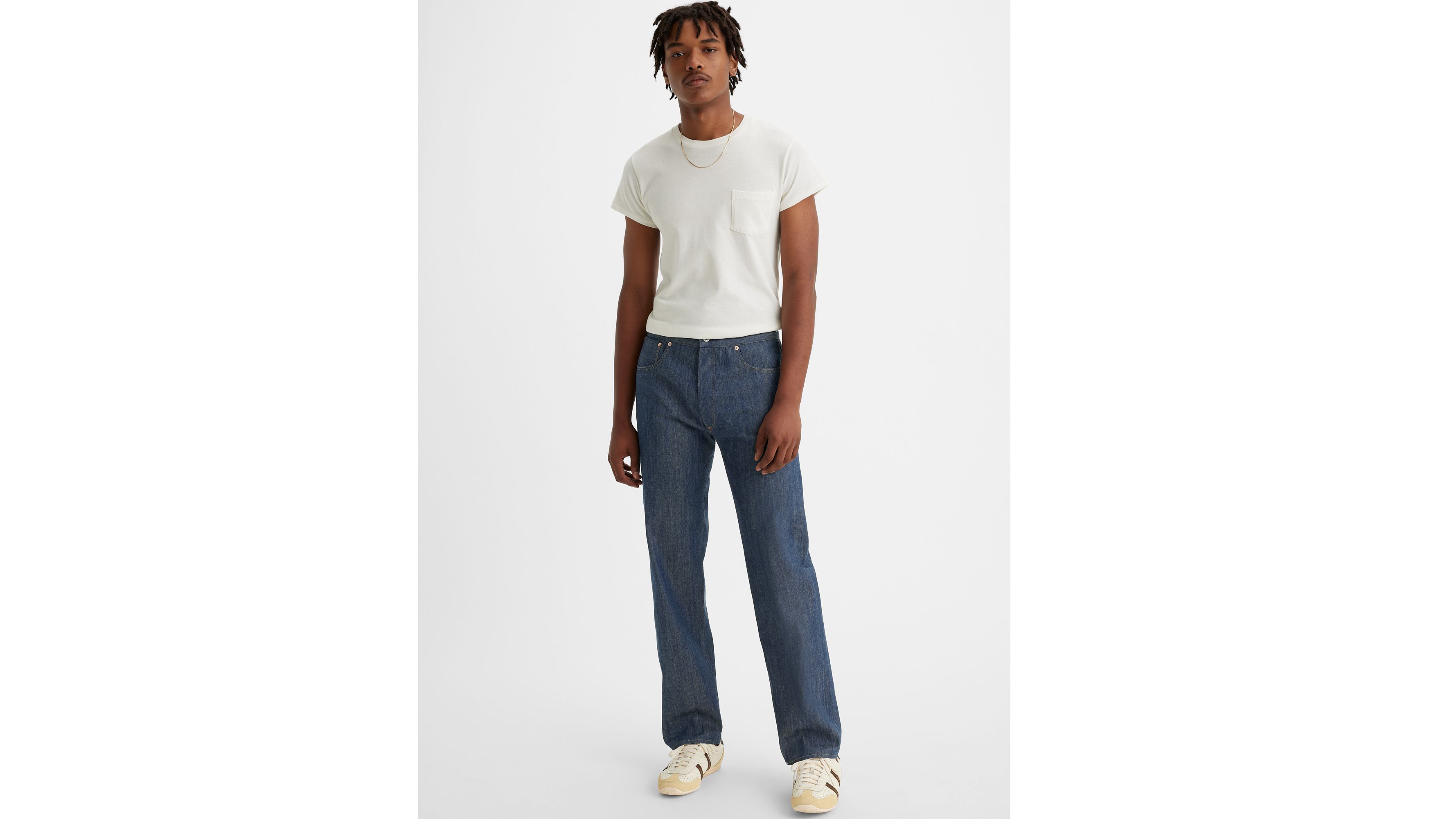 1901 Cone Mills White Oak 501® Men's Jeans - Dark Wash | Levi's® US