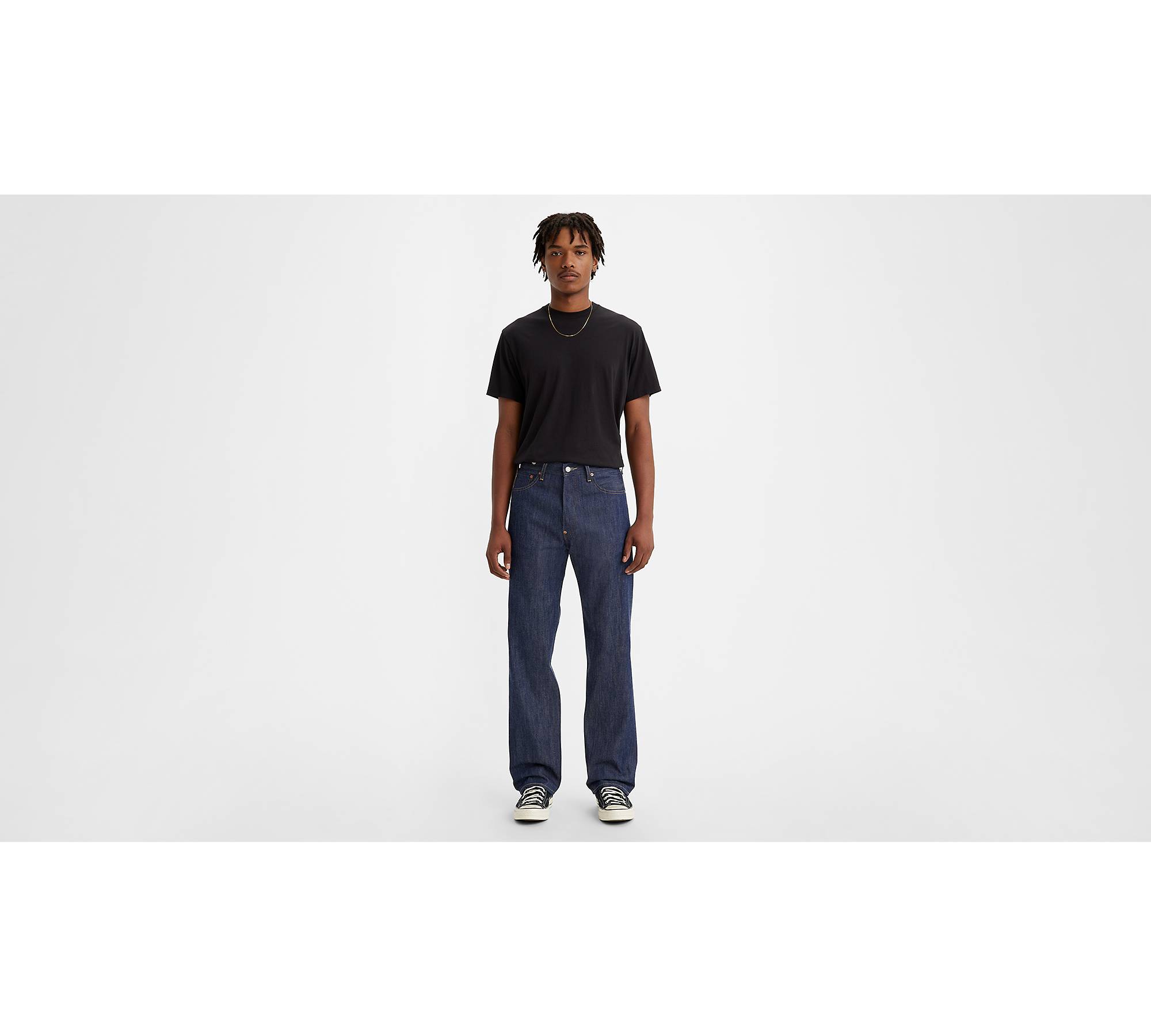 Levi's 501 White Oak Cone Denim Button Fly Jeans Mens… - Gem