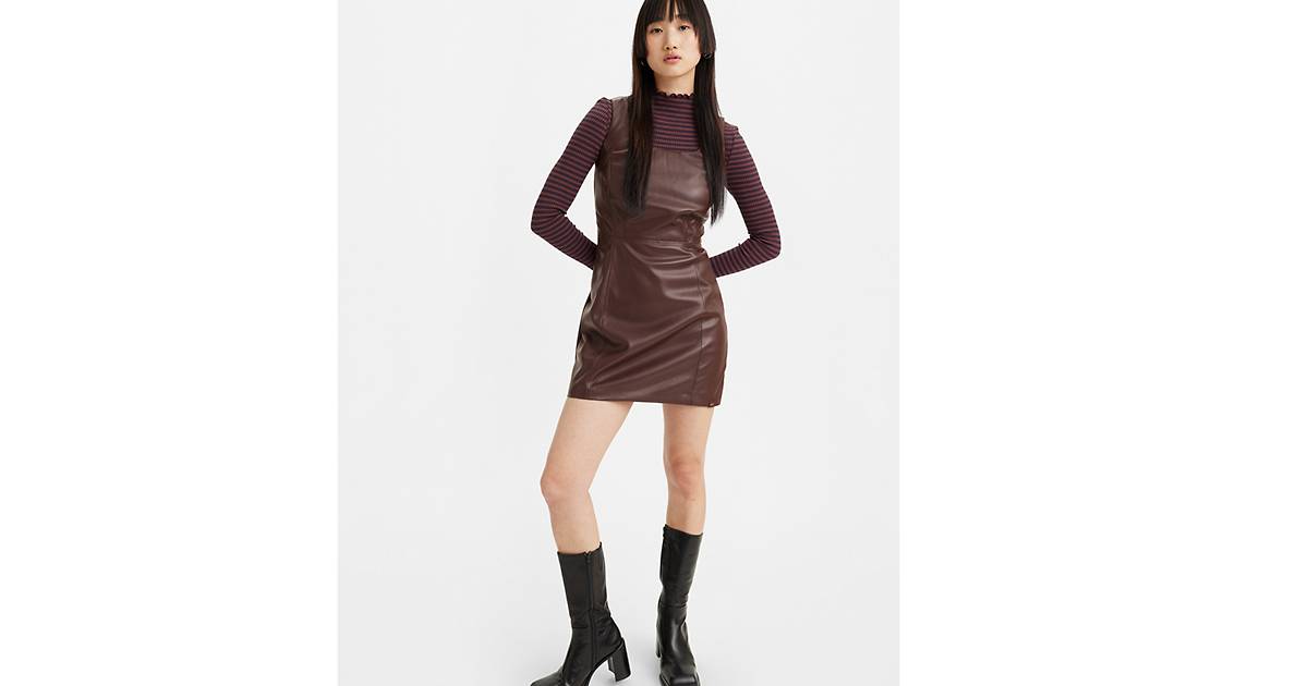 Penny Leather Dress - Brown | Levi's® GB
