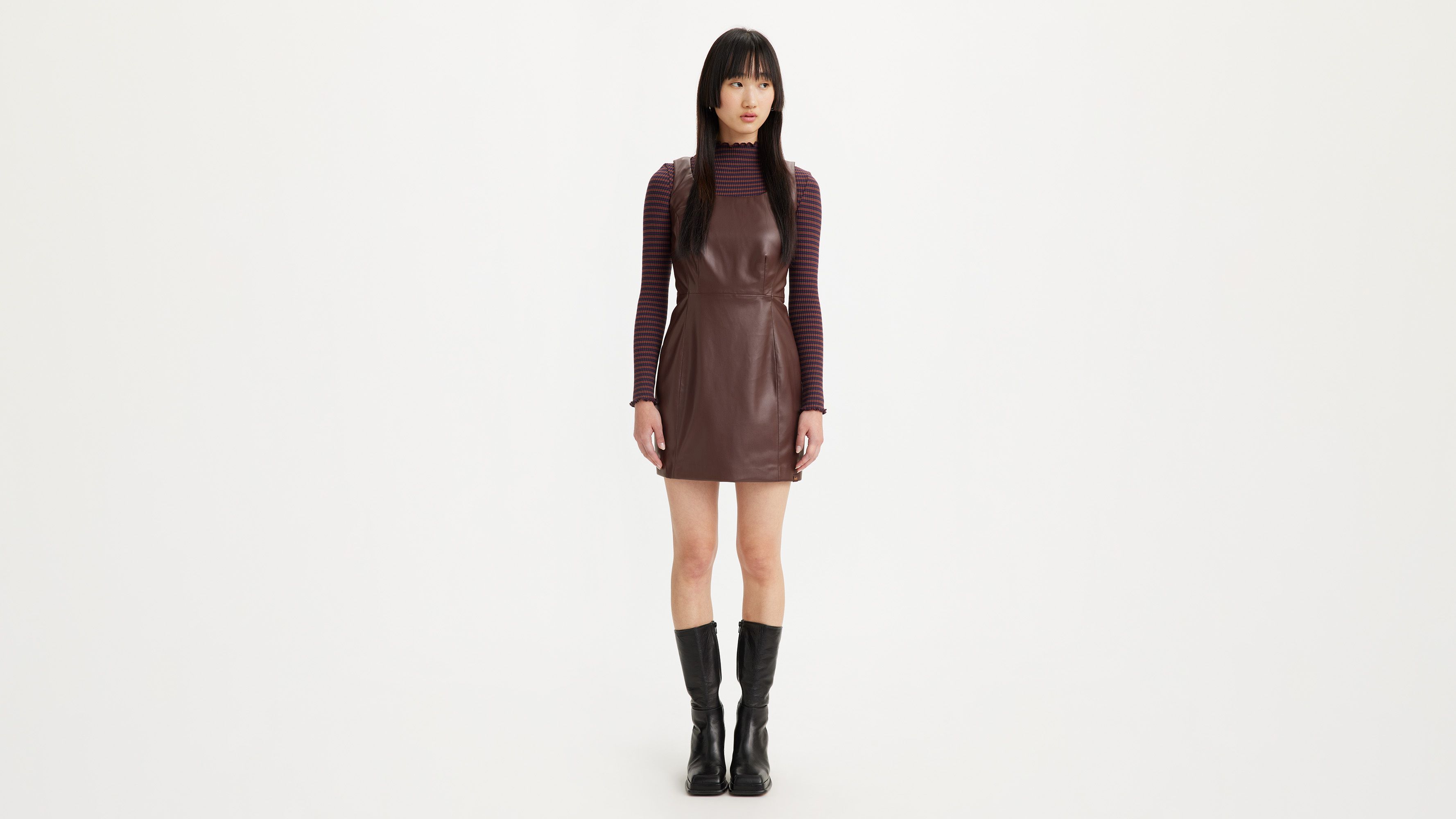 Penny Leather Dress 4