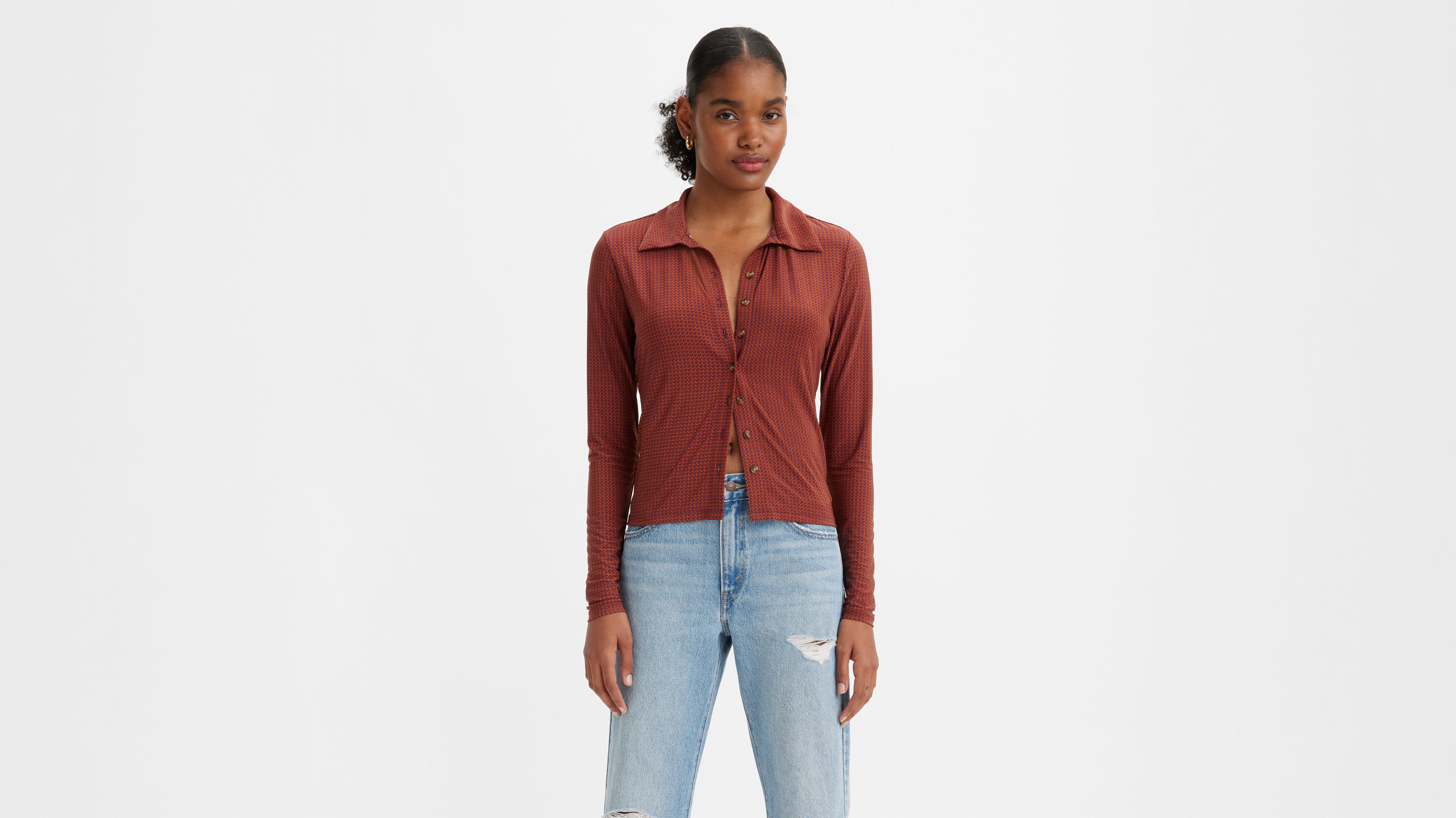 Prima Button Up Top - Brown | Levi's® US
