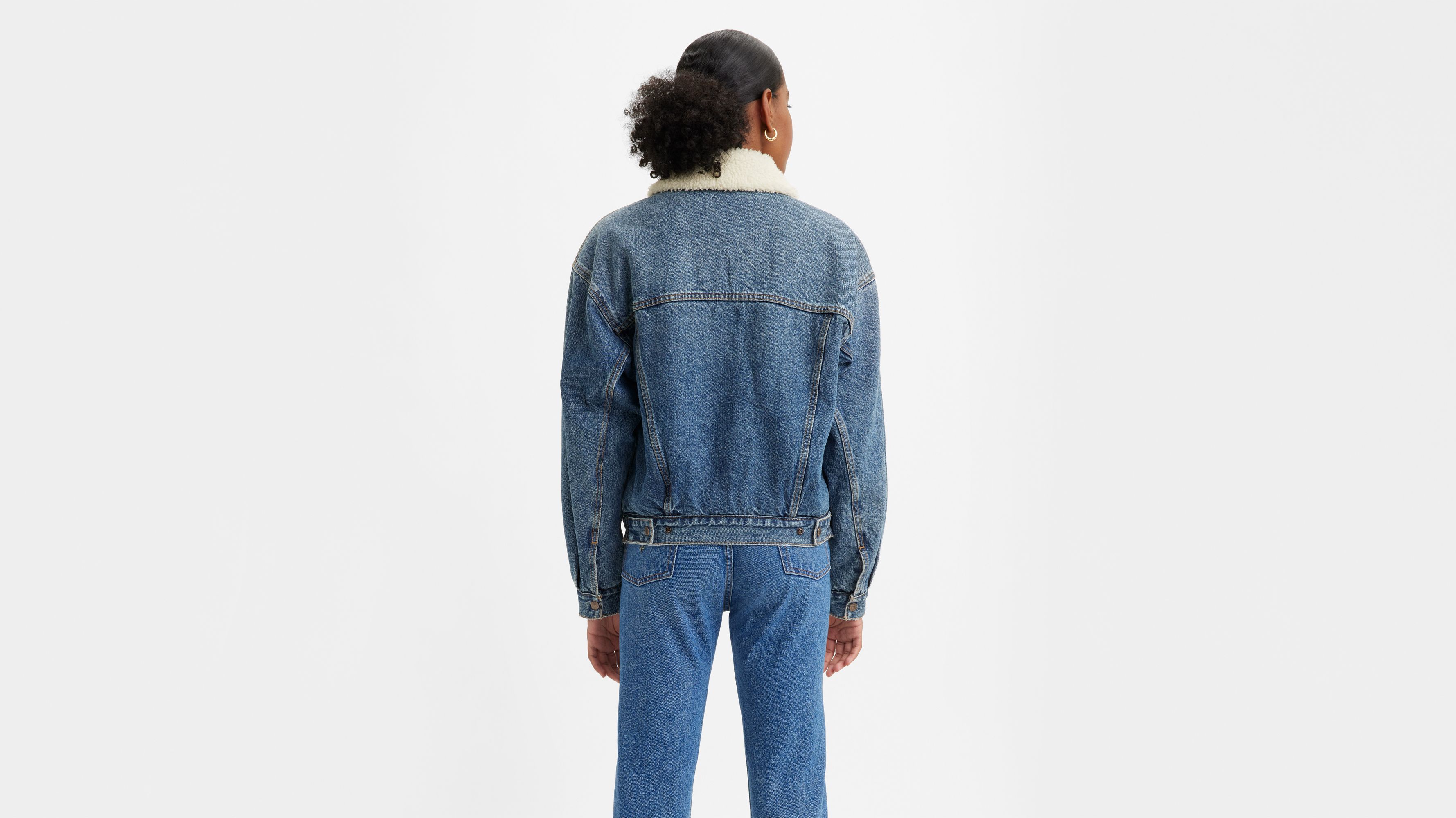 90s Sherpa Trucker Jacket - Medium Wash | Levi's® CA