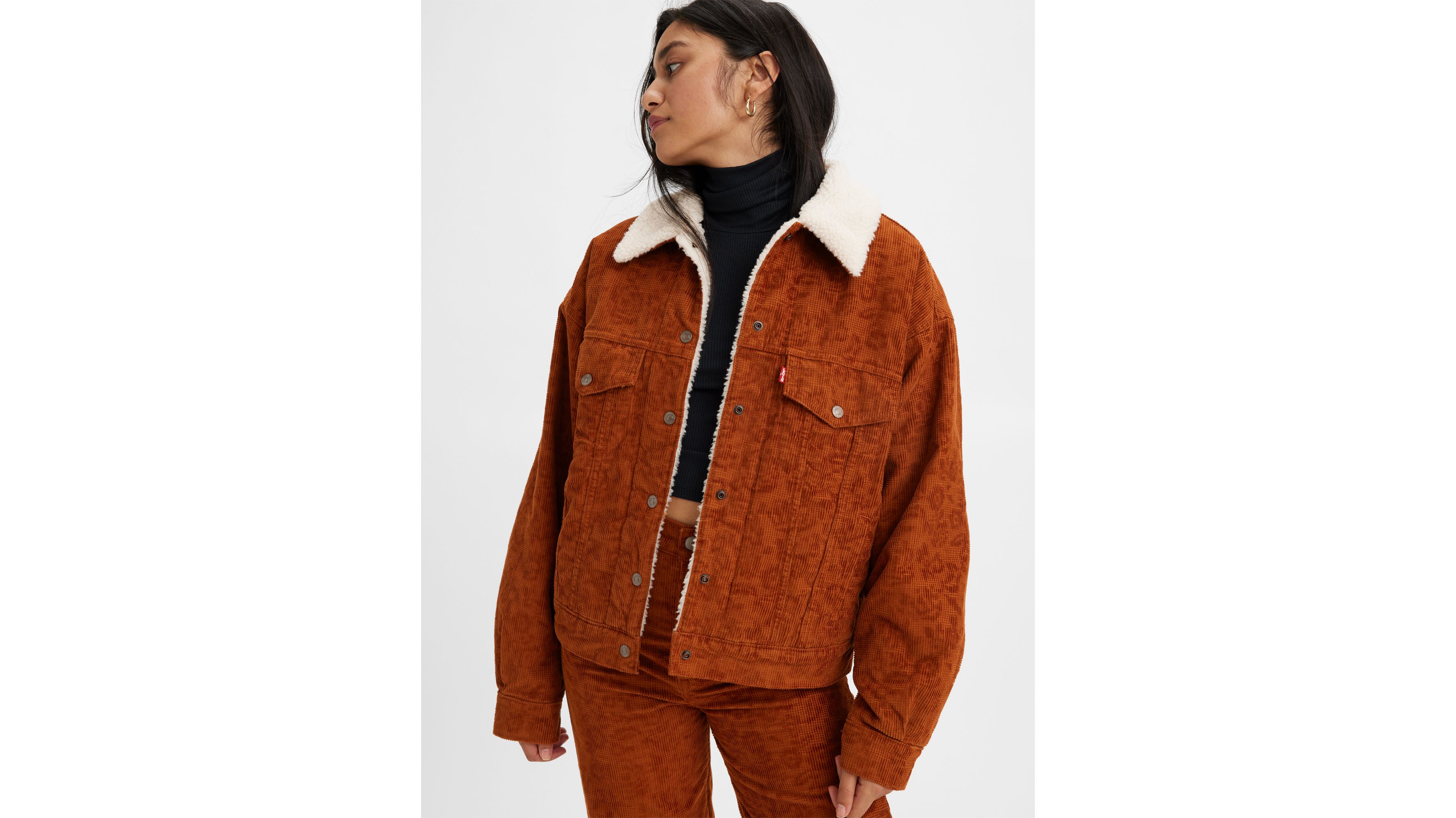 Vintage Orange Tab Levis Jean Jacket Selected by Anna Corinna