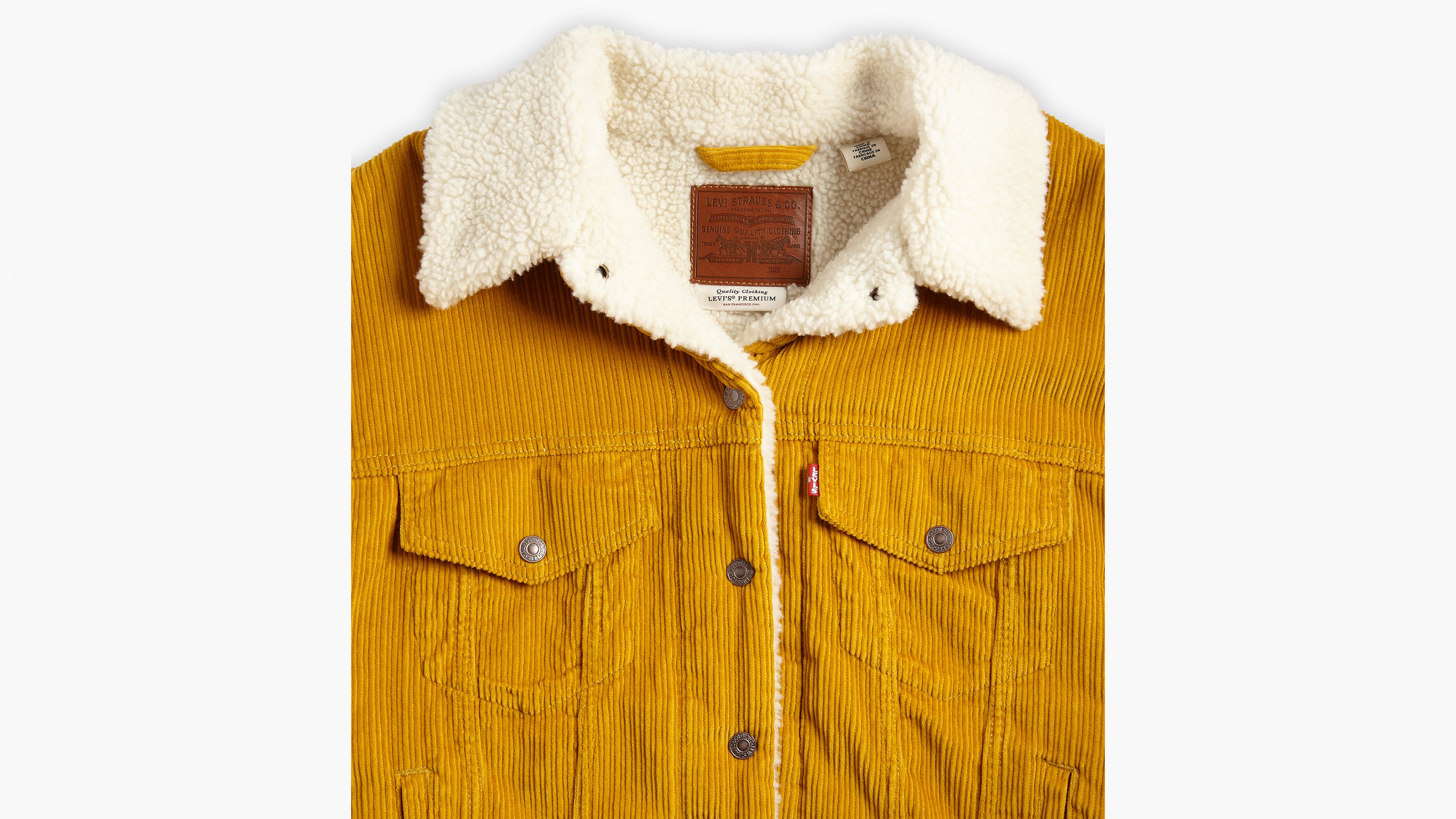 90s Sherpa Corduroy Trucker Jacket