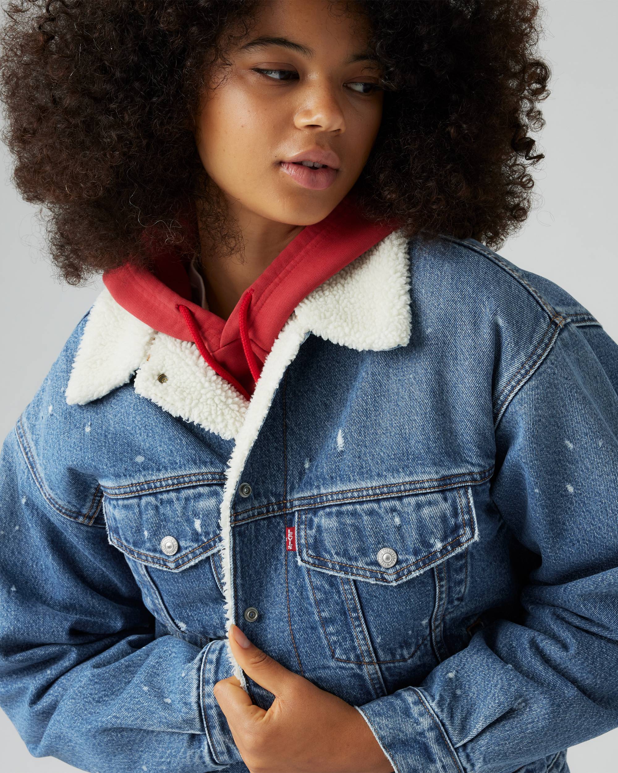 90s Sherpa Trucker Jacket - Medium Wash | Levi's® US 90s Sherpa Trucker Jacket - Medium Wash | Levi's® US