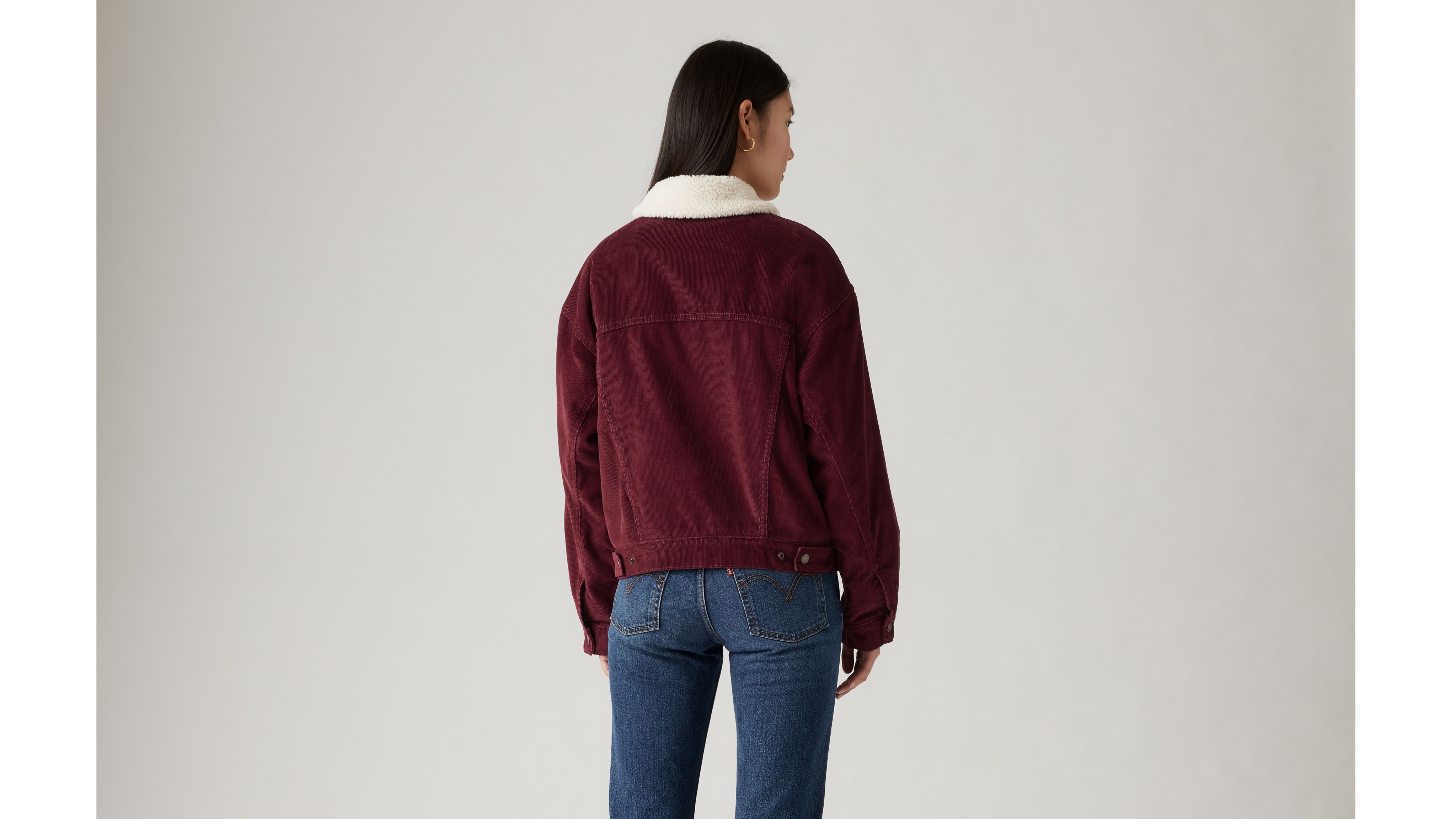 90s Sherpa Trucker Jacket - Red | Levi's® US