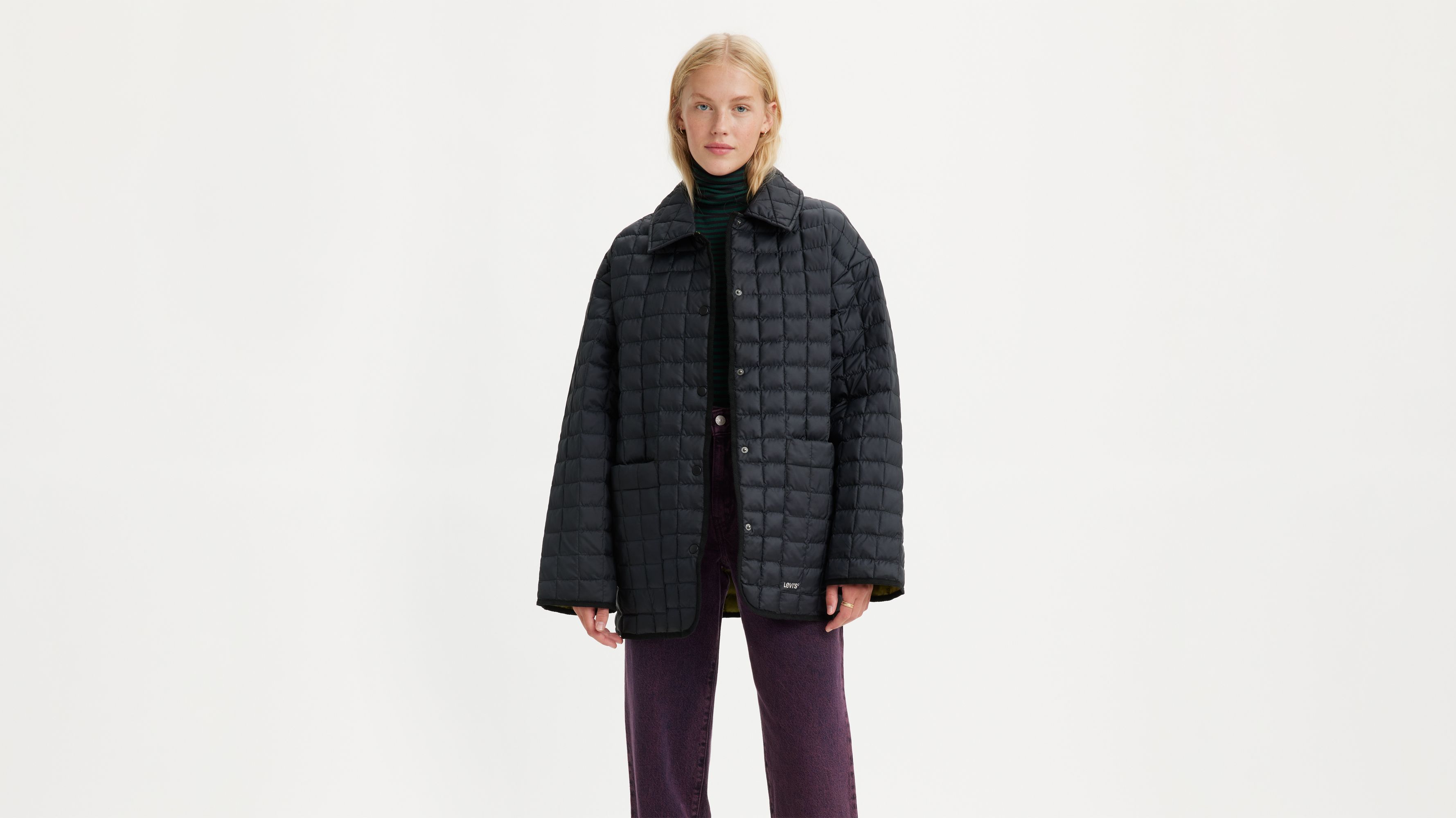 Quilted Shacket Black Levi's® IE