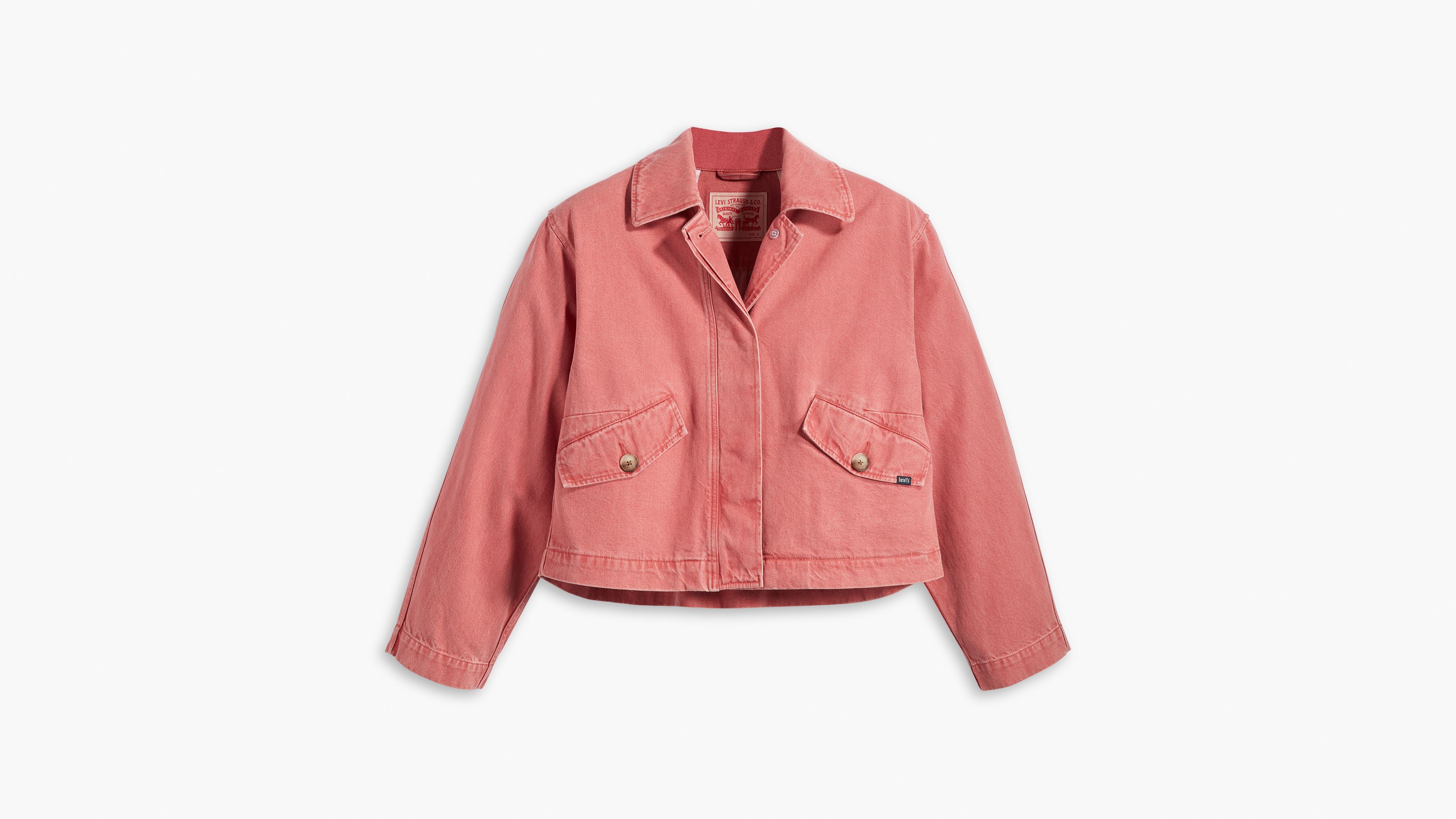 Kaede Cotton Prep Coat - Red | Levi's® US