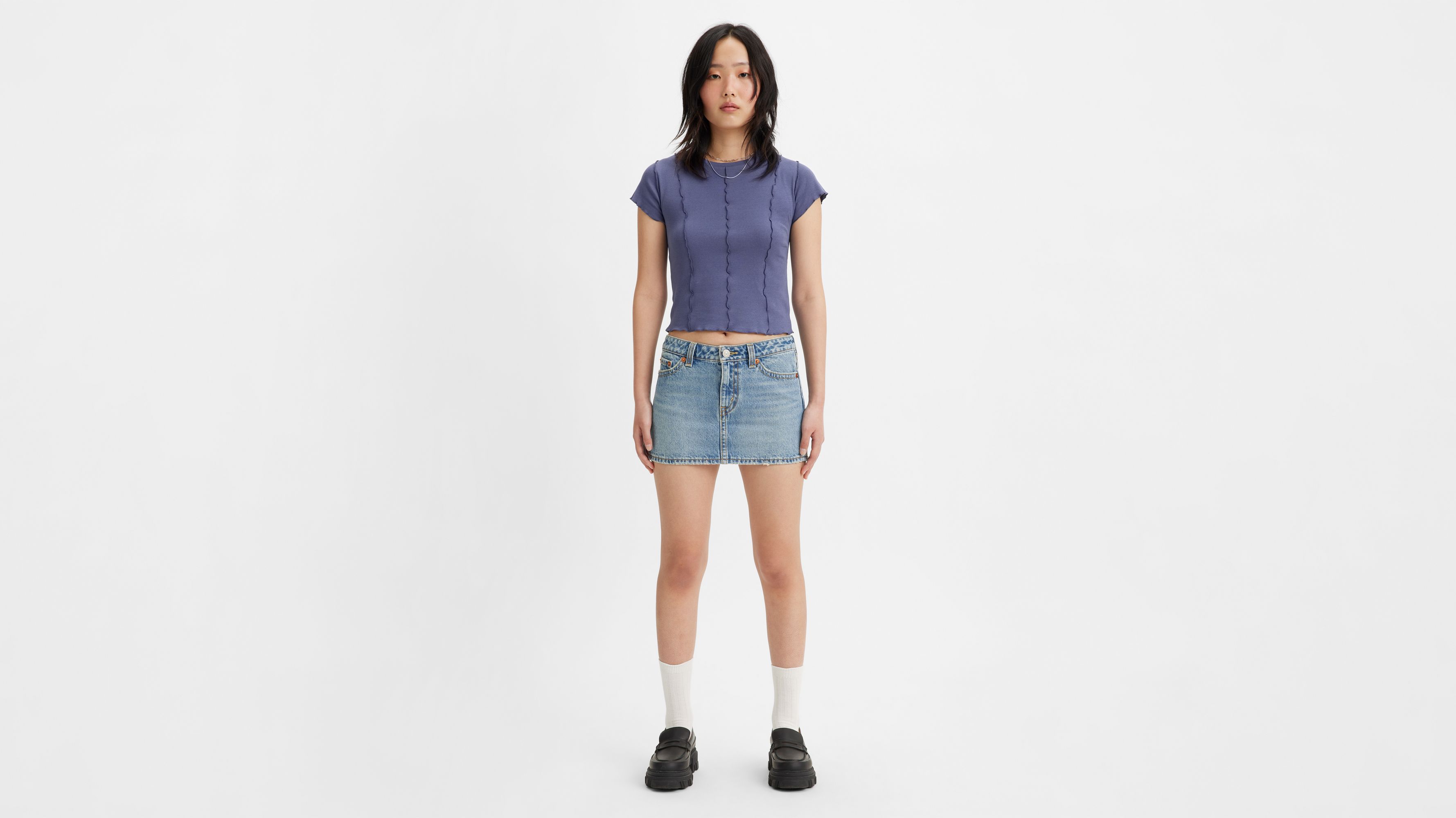 Levis denim outlet skirt xs