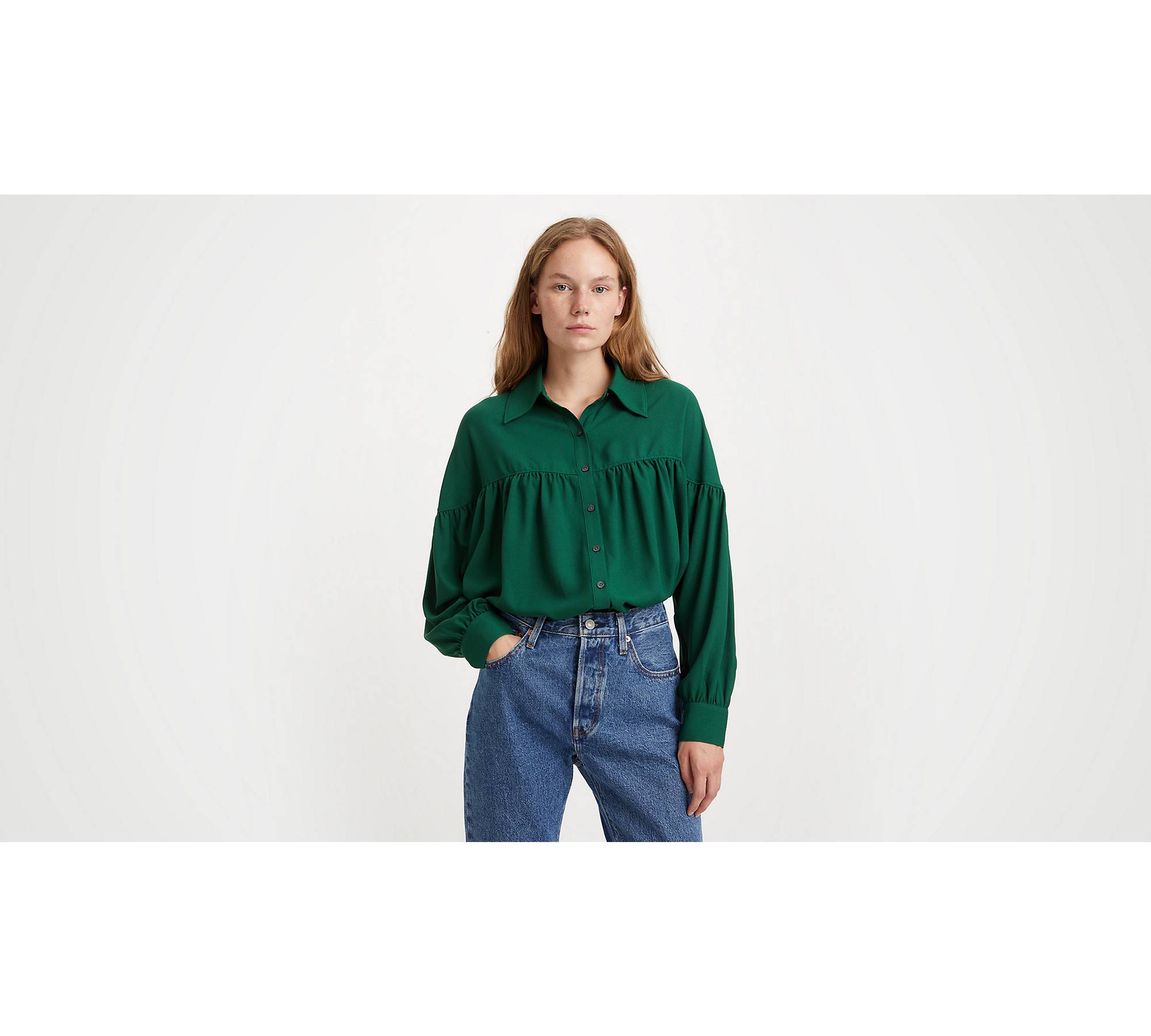 Arie Blouse - Green | Levi's® US