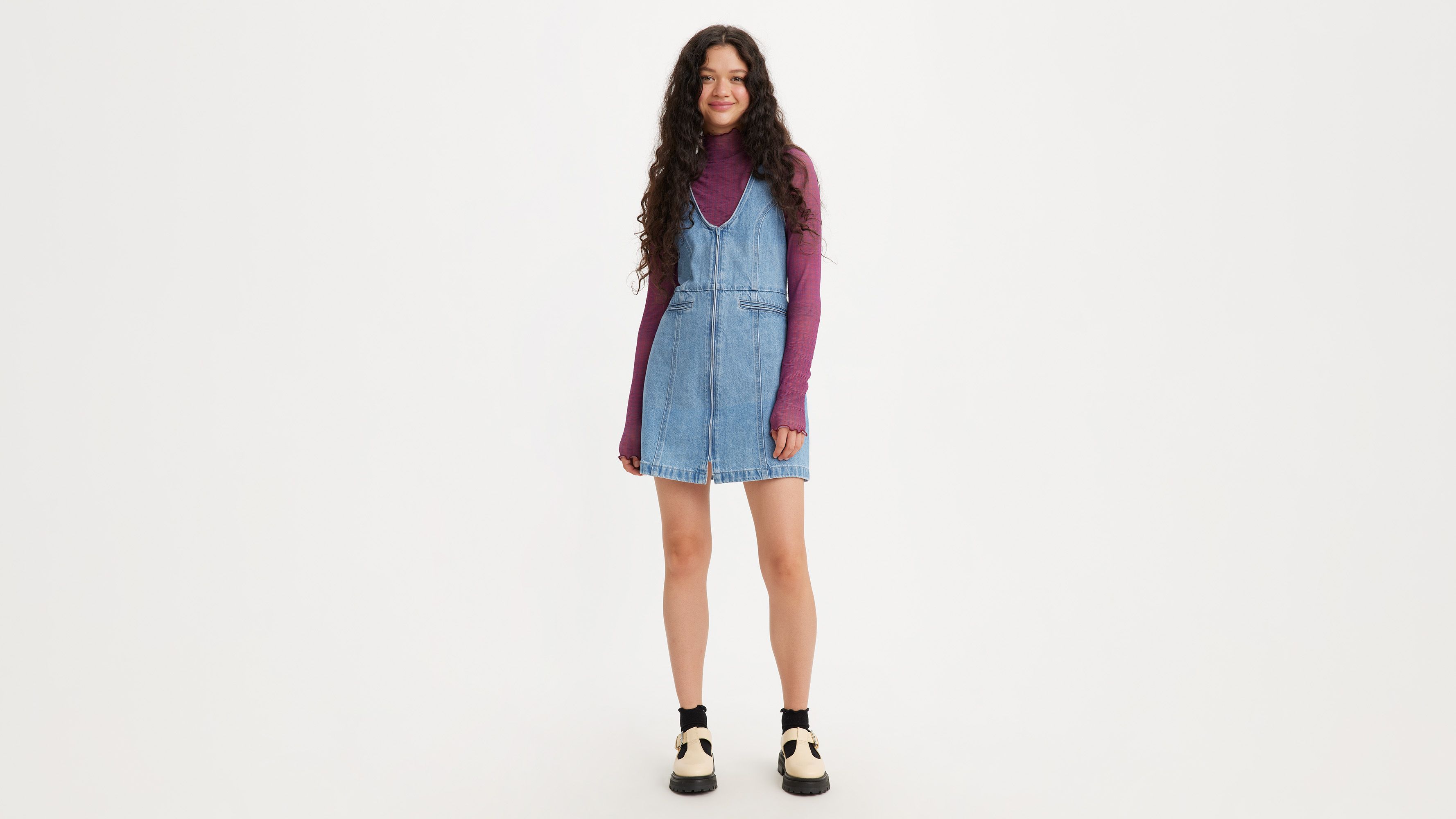 Niko and… ニコアンド ベスト 2WAY DENIM DRESS Ｍ niko and（ニコアンド）の「【NKJ 2025SS】2WAY DENIM DRESS