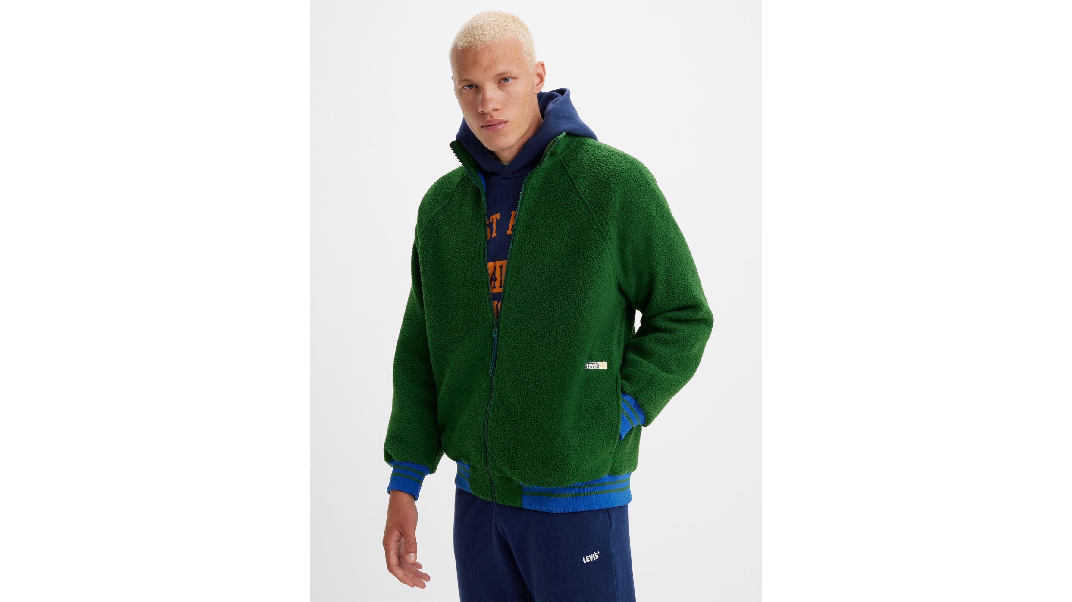 Levi's® Gold Tab™ Baseball Jacket - Green