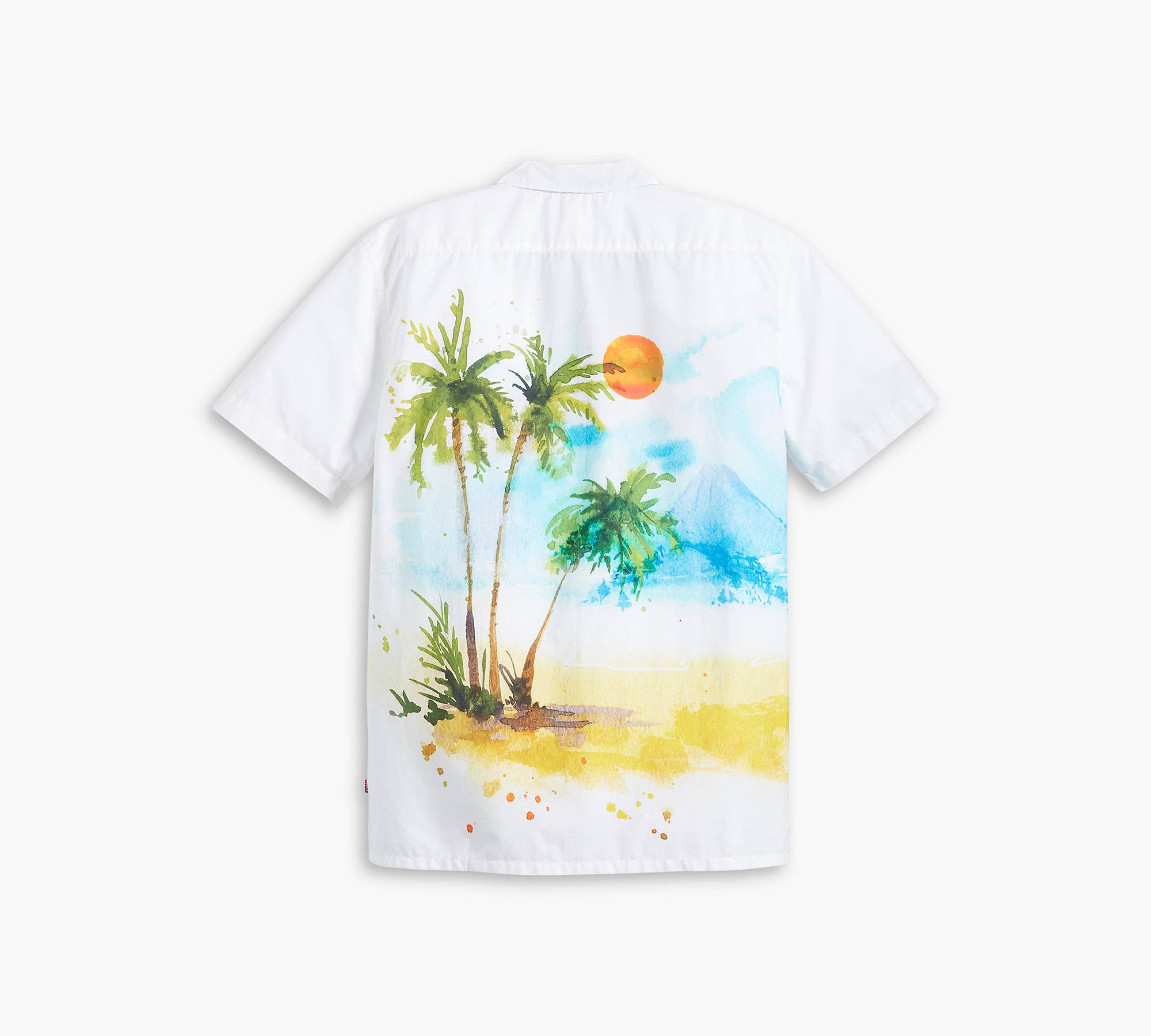 Sunset No Pocket Camp Shirt - White | Levi's® HR