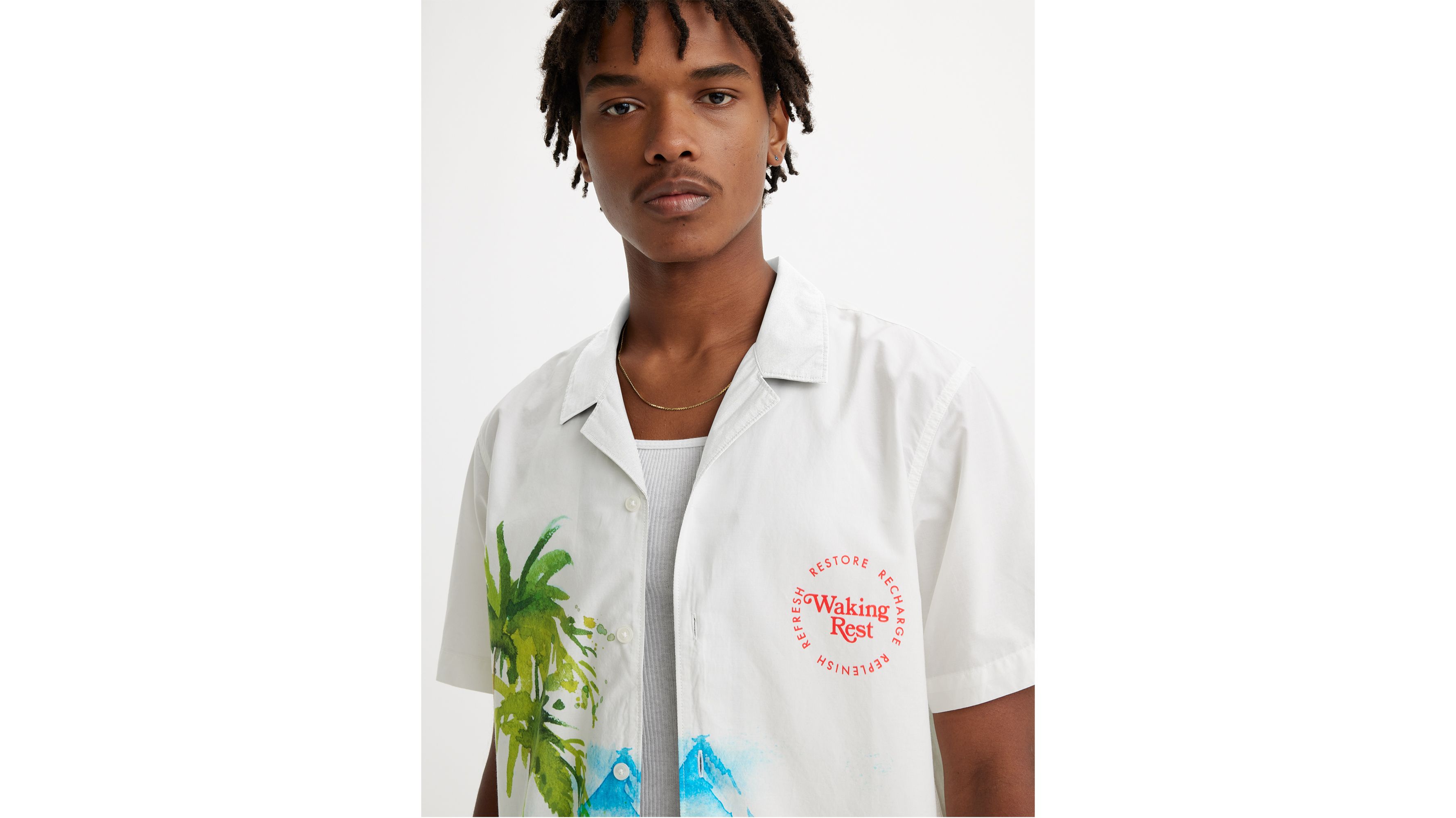 Sunset No Pocket Camp Shirt - Multi-color | Levi's® US