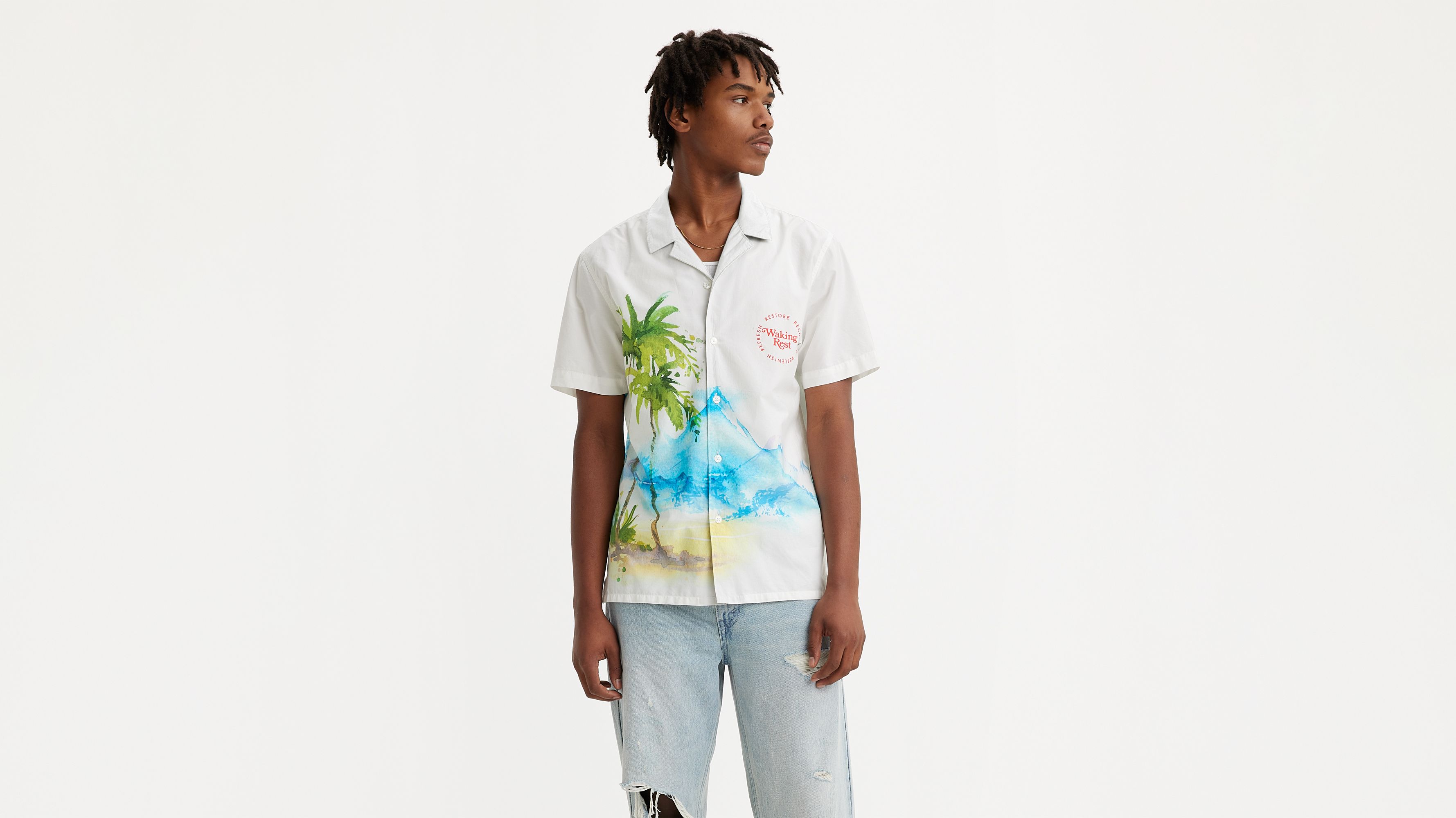 Sunset No Pocket Camp Shirt 4