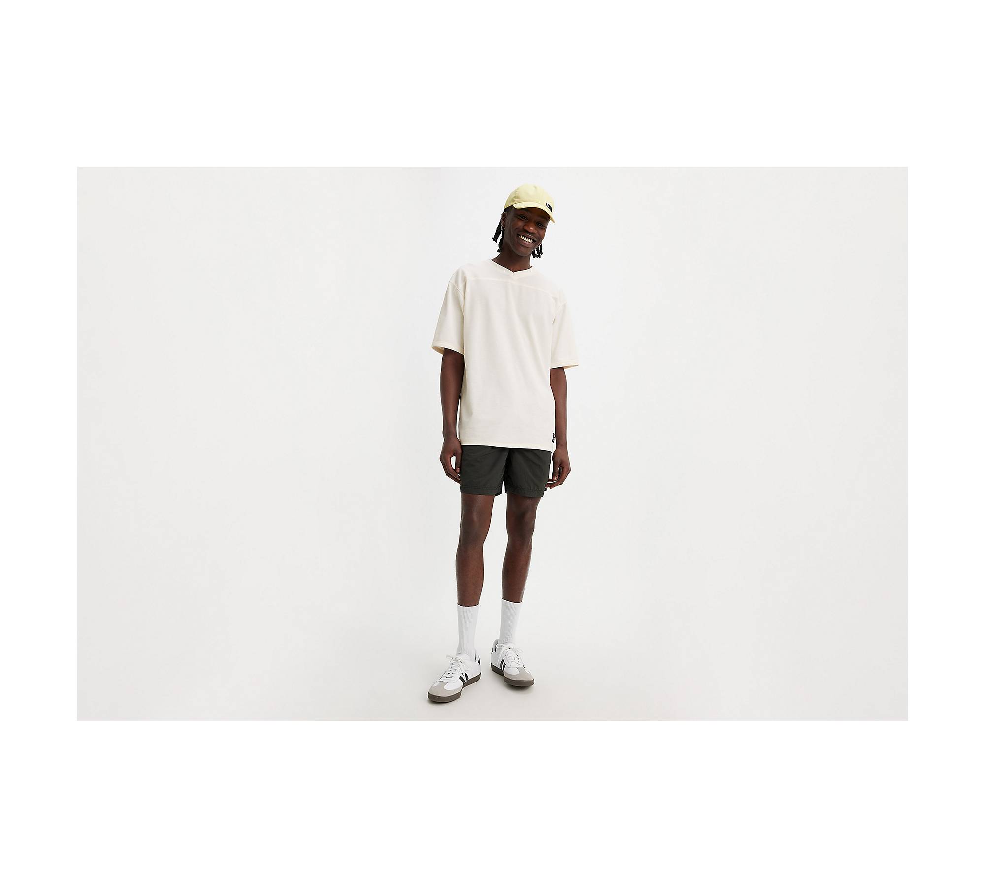 Gold Tab™ Warm Up Nylon Men's Shorts - Black | Levi's® US