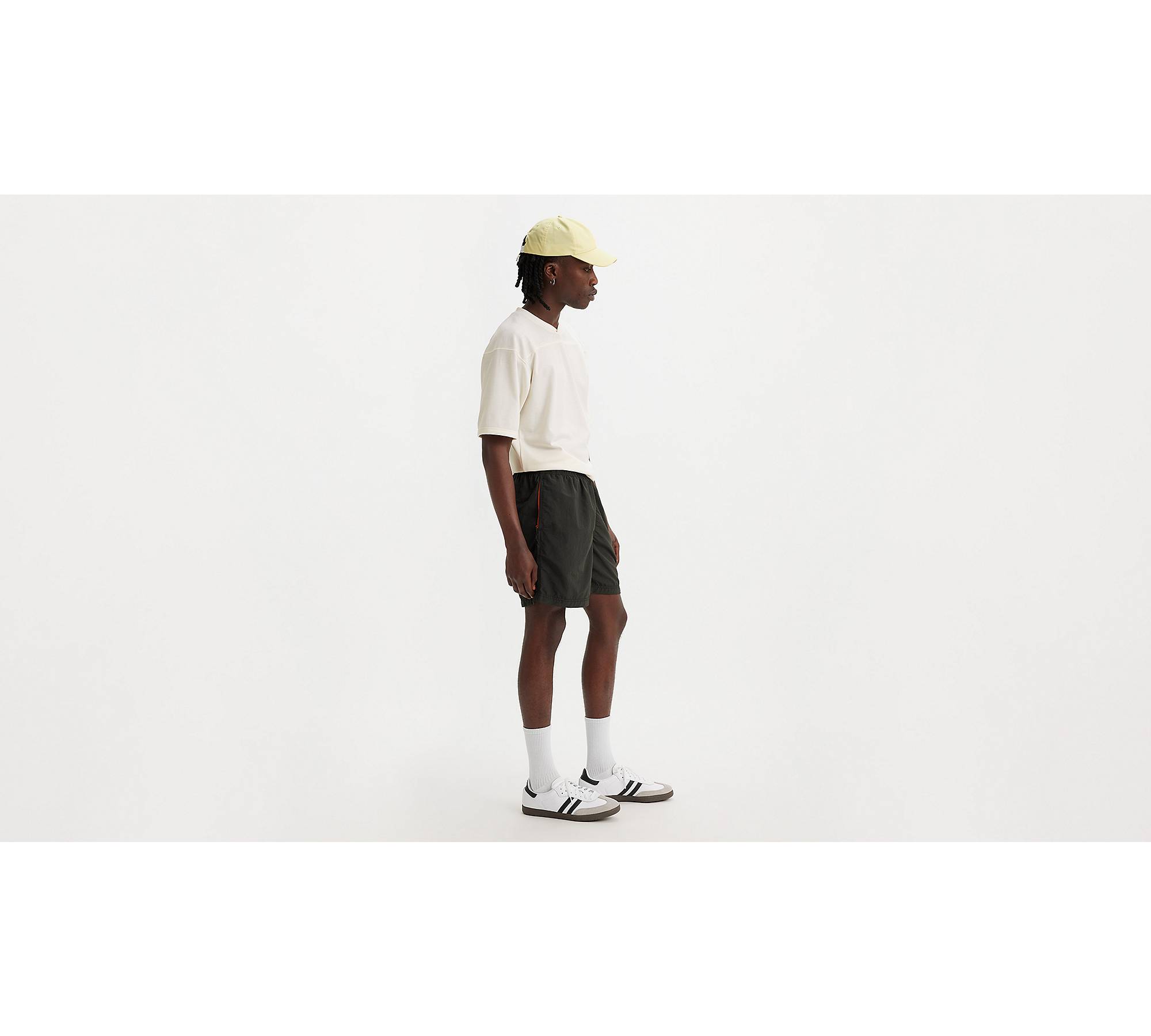 Gold Tab™ Warm Up Nylon Men's Shorts - Black | Levi's® US