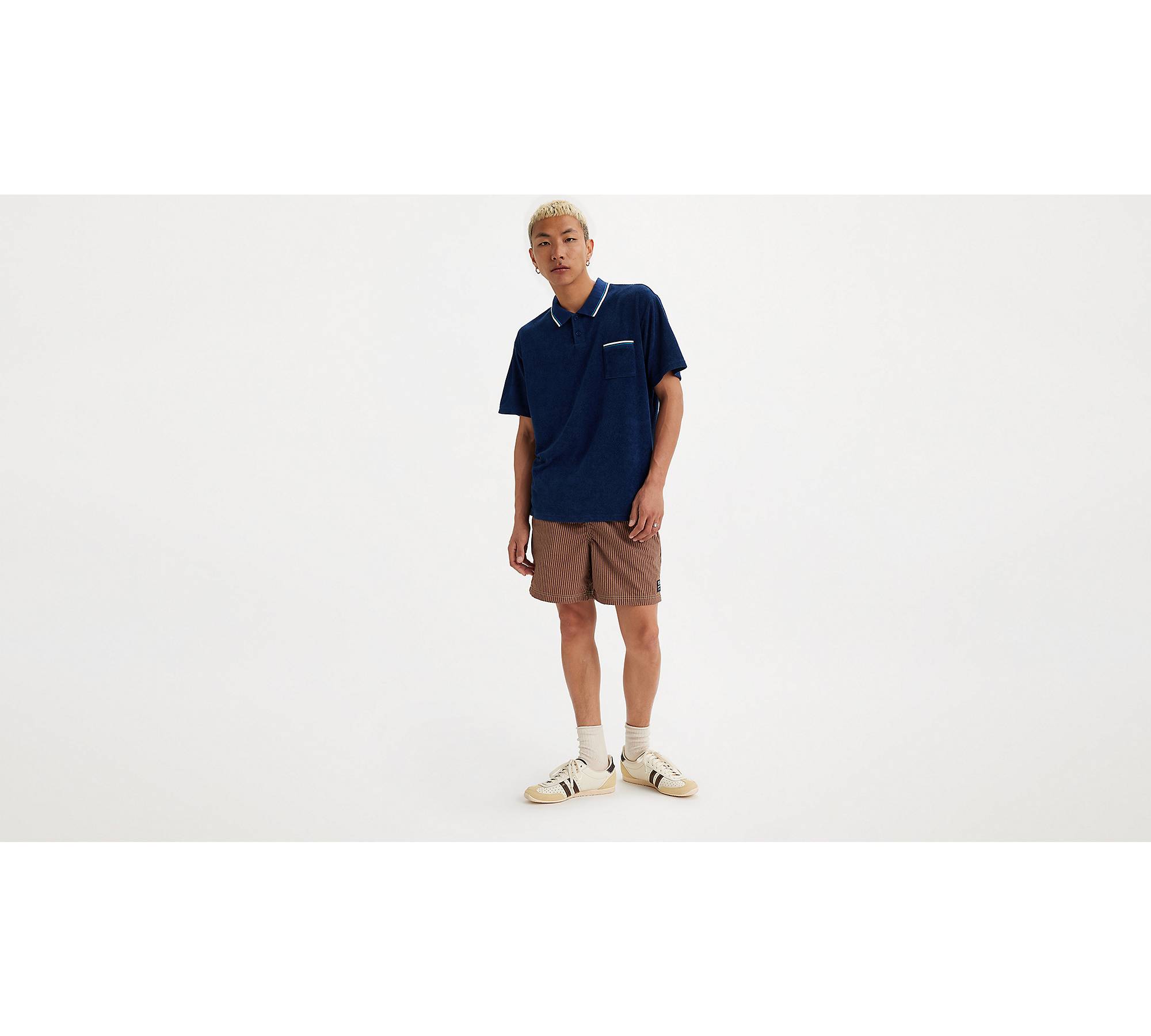 Gold Tab™ Warm Up Nylon Men's Shorts - Brown | Levi's® US