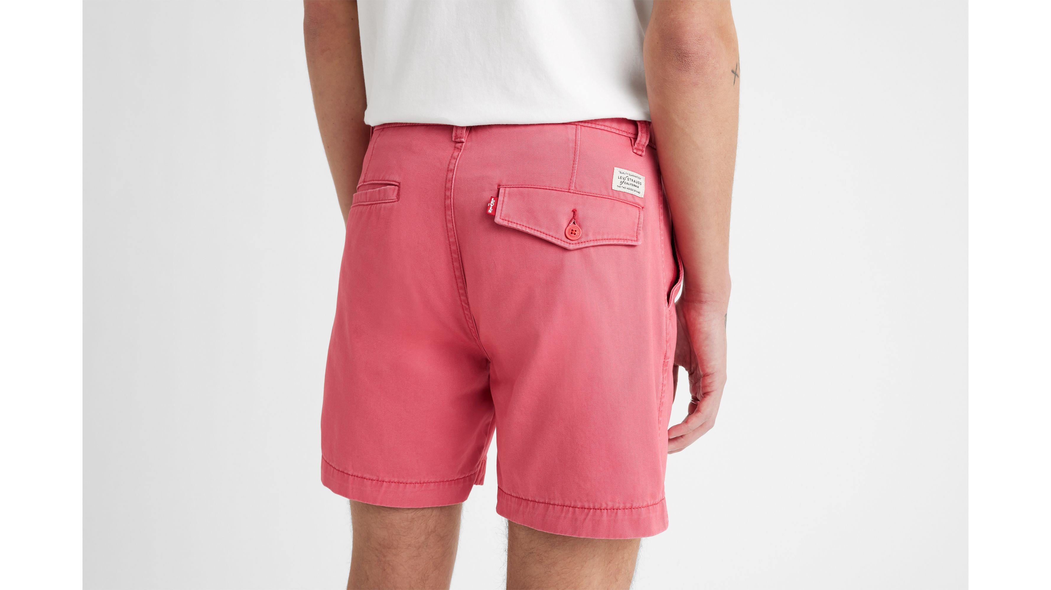 Levi's Xx Chino Authentic 6" Men's Shorts 36 In Garnet Rose