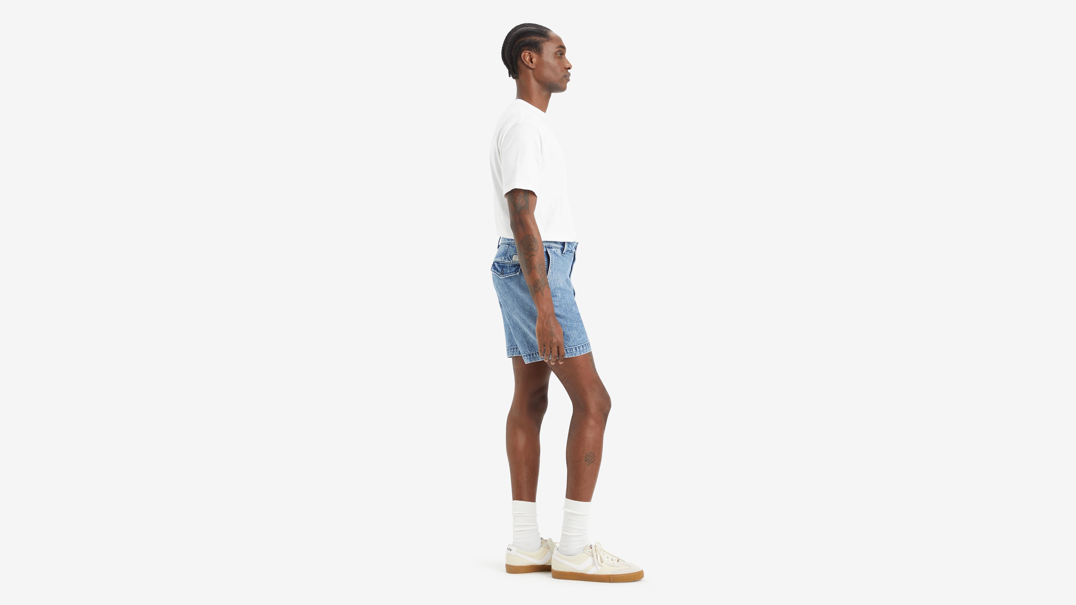 Levi's Xx Chino Authentic Lightweight 6" Men's Shorts 38x8 In Quarter Past Lightweight