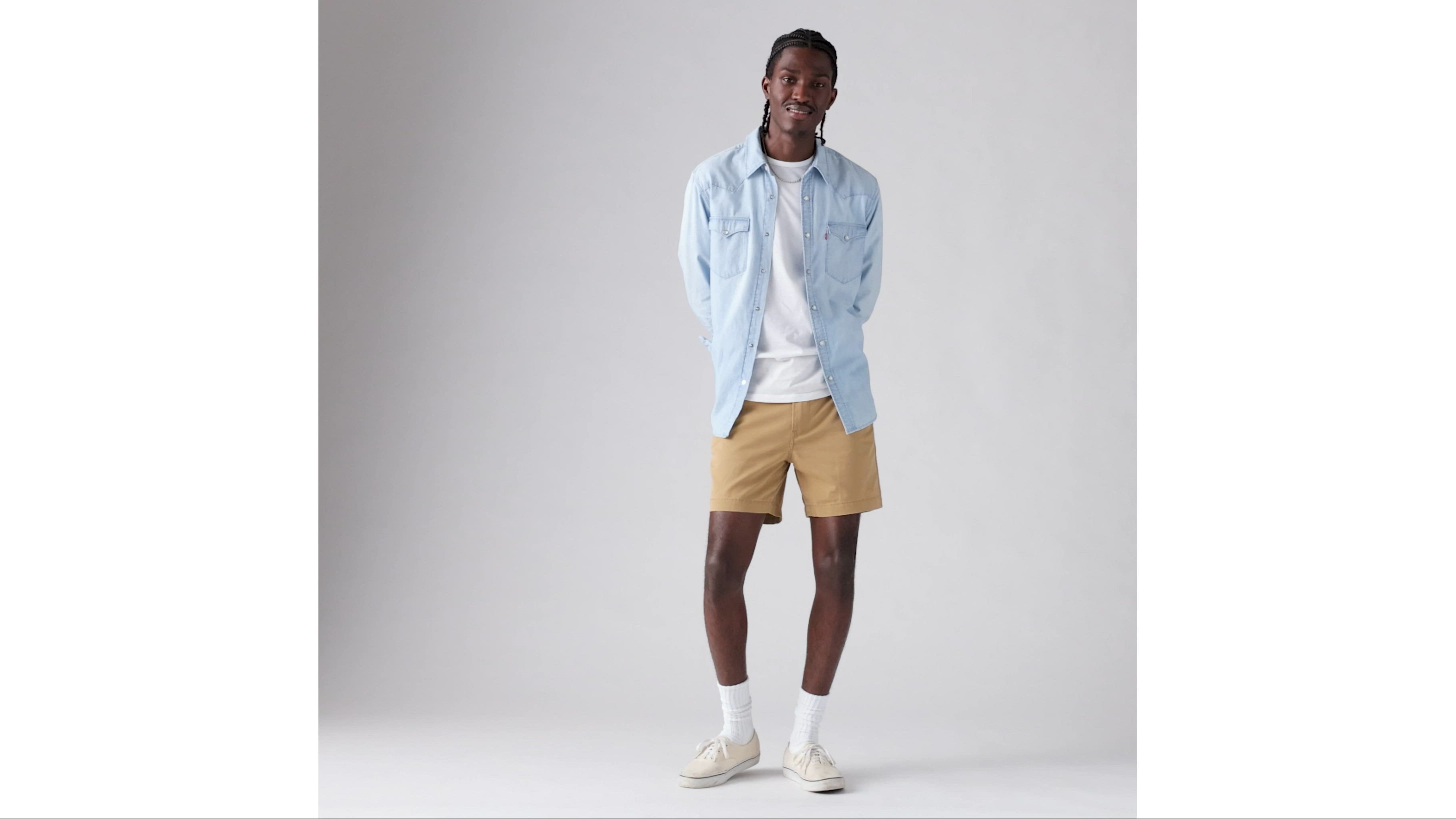 Levi's® XX Chino Authentic Relaxed 8" Twill Men's Shorts 1