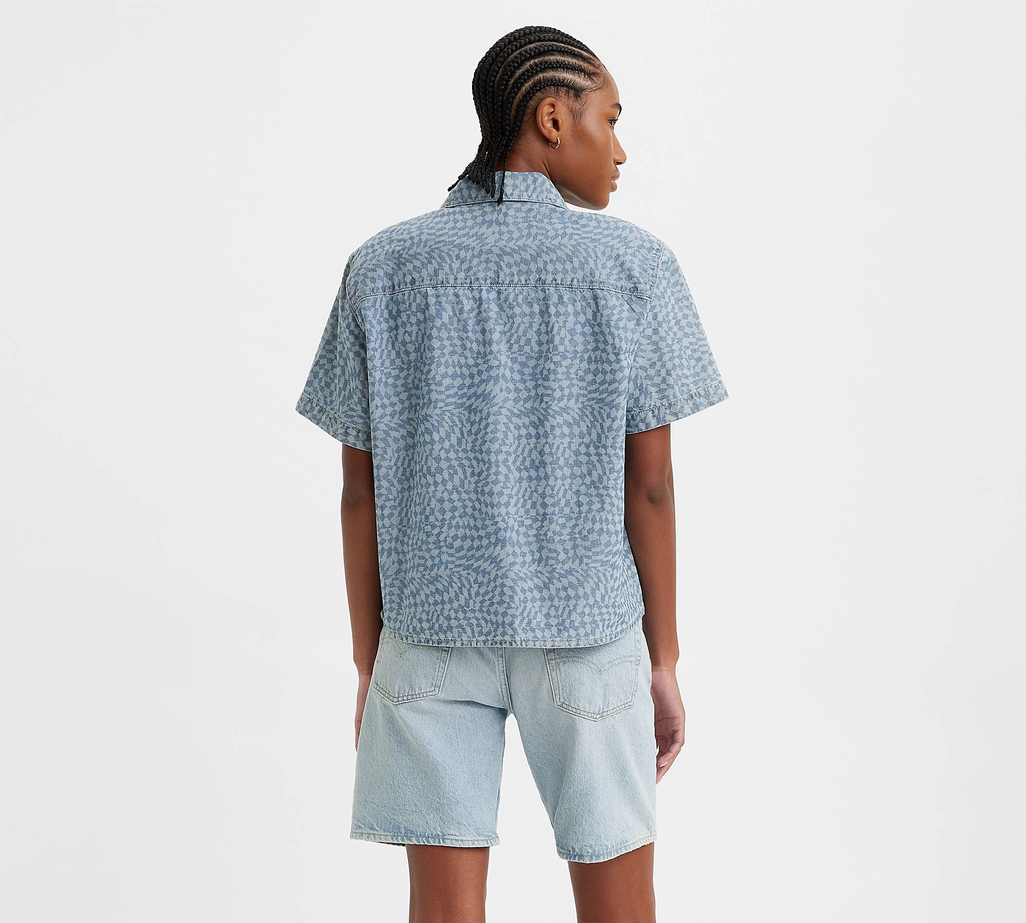Aiden Short Sleeve Shirt - Blue | Levi's® AT