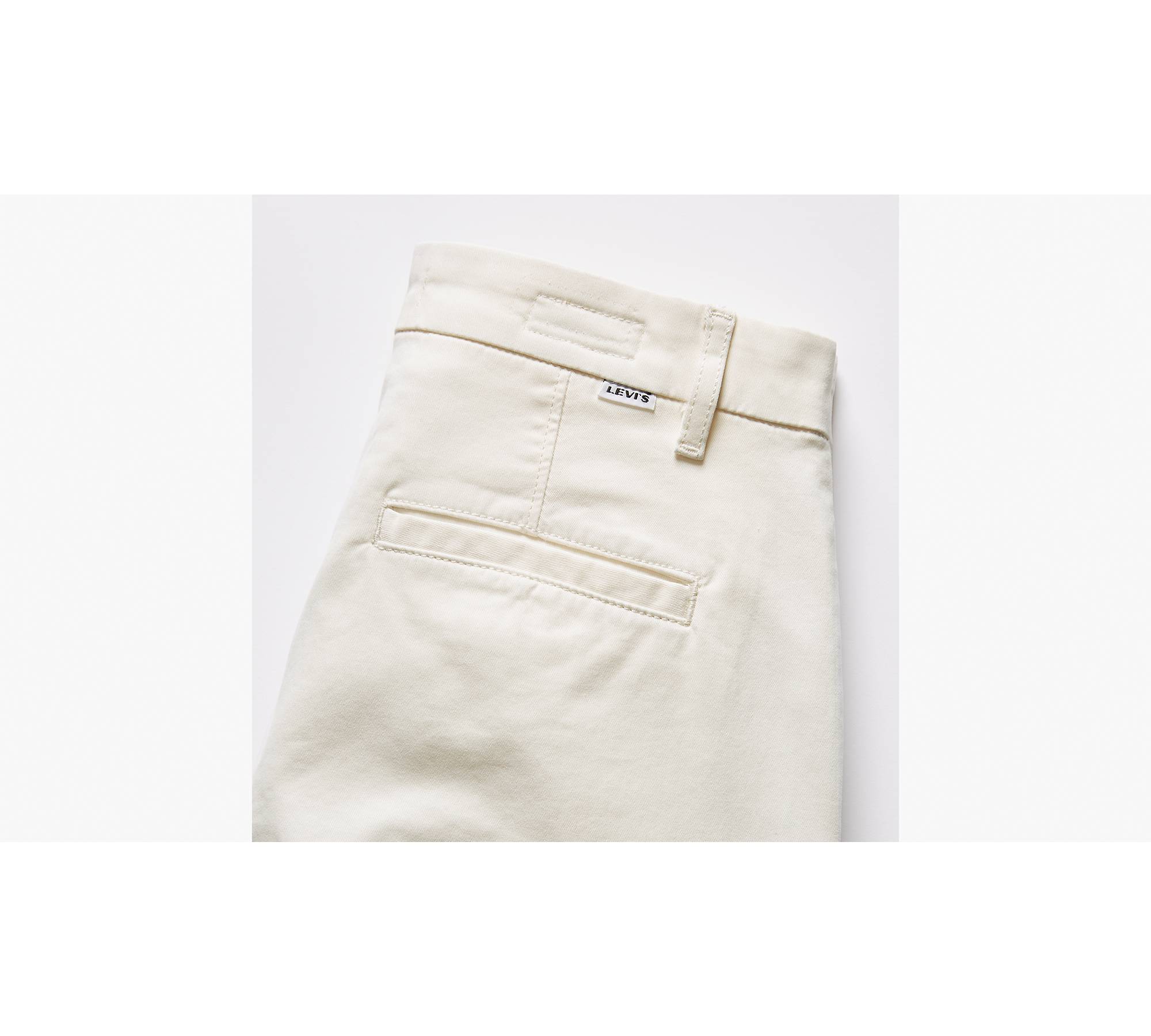 TPS-619-17701100-BIANCO-25 Men's TP'S Chino Pantalones lisa blanco