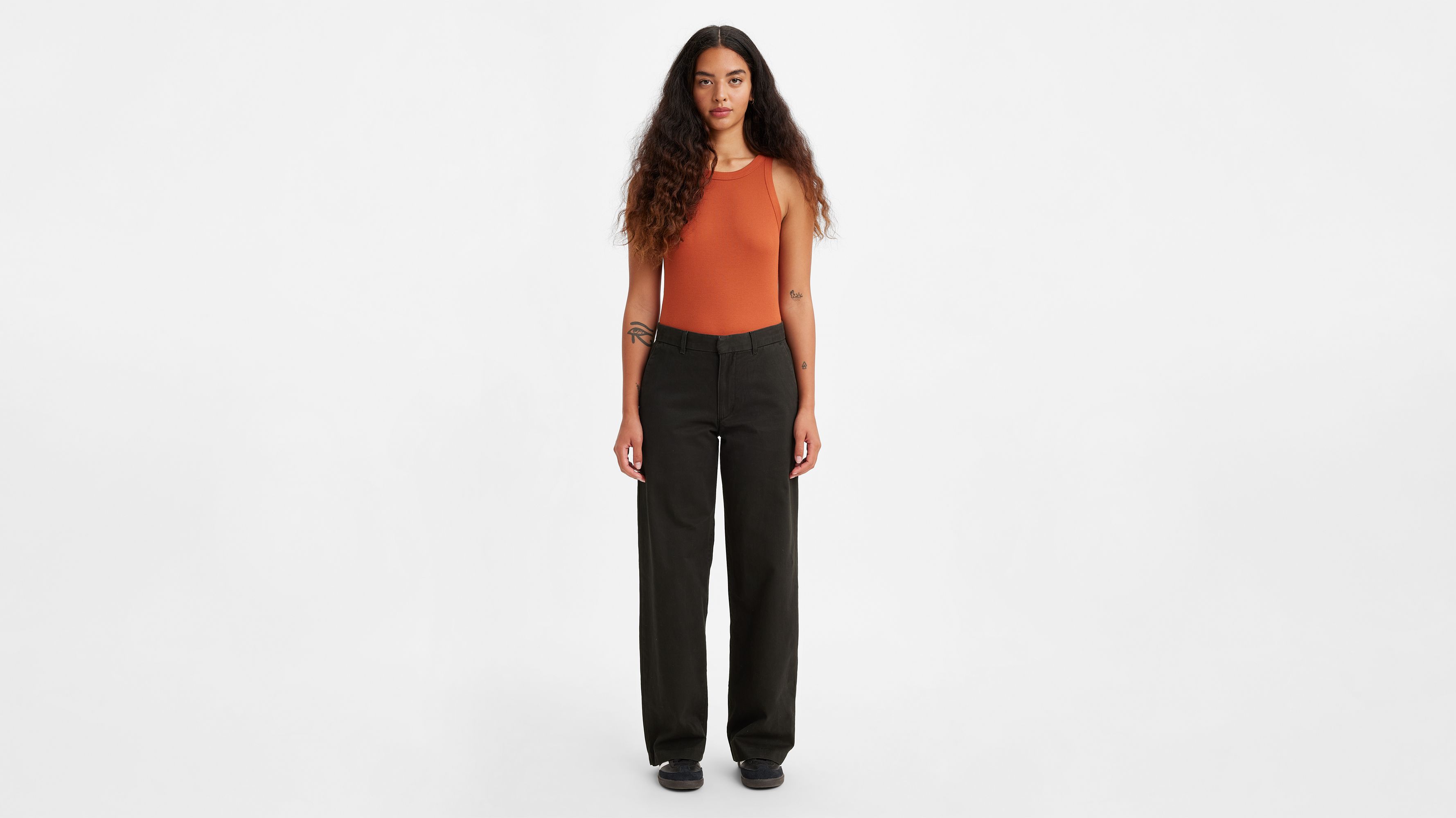 Ladies baggy clearance trousers