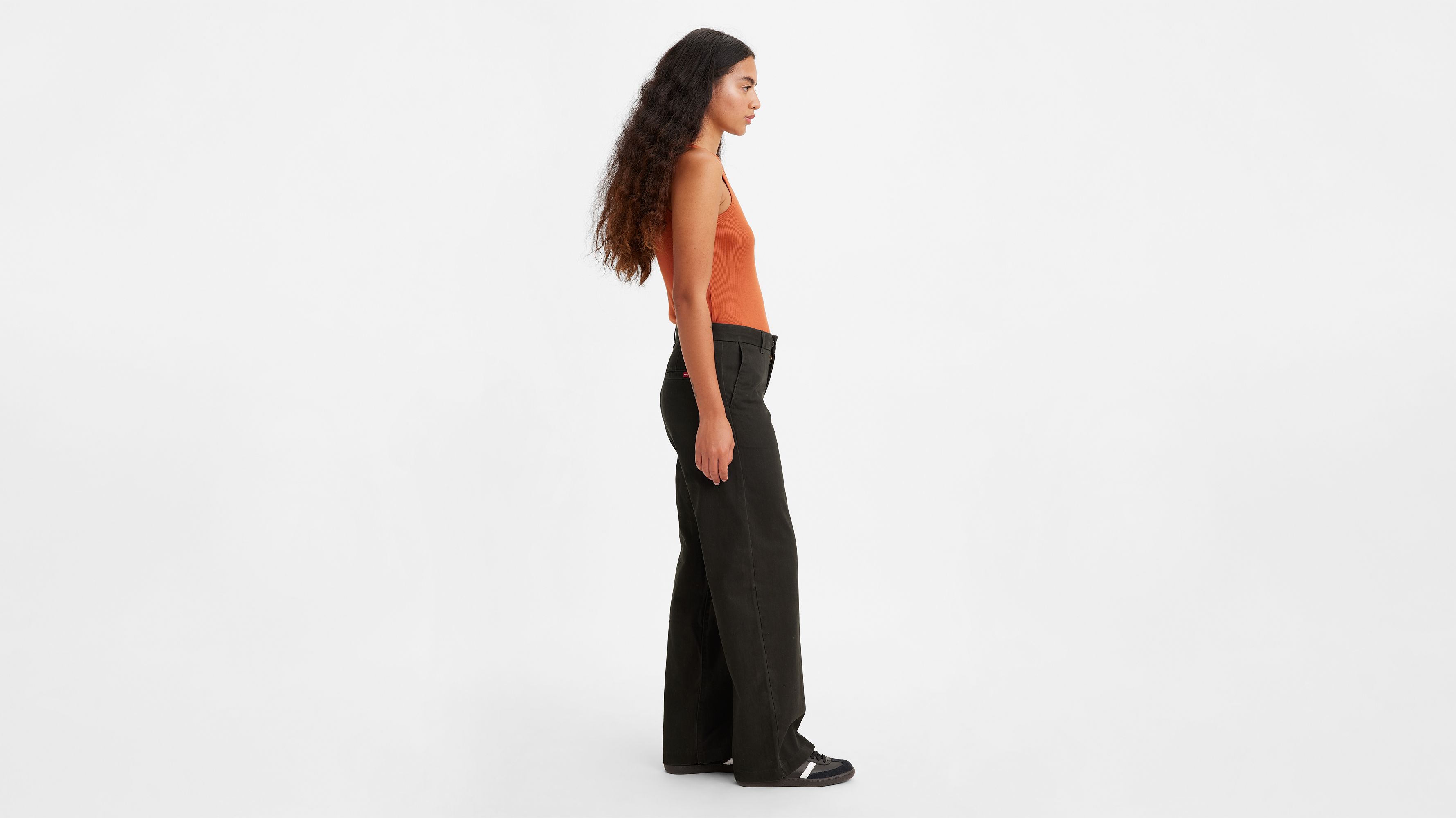 Pantalon très ample pour femme - noir