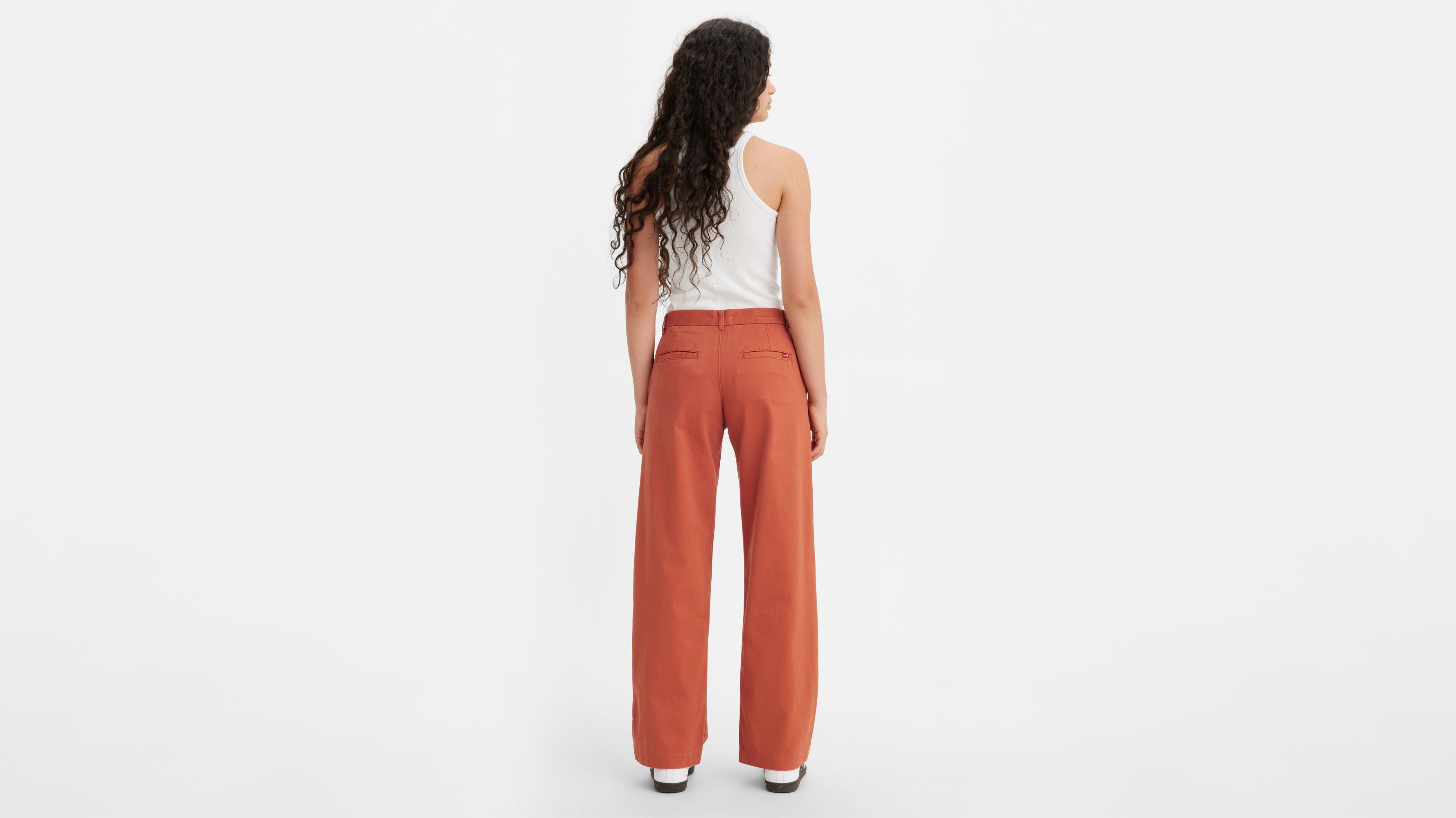 Baggy Trousers - Brown