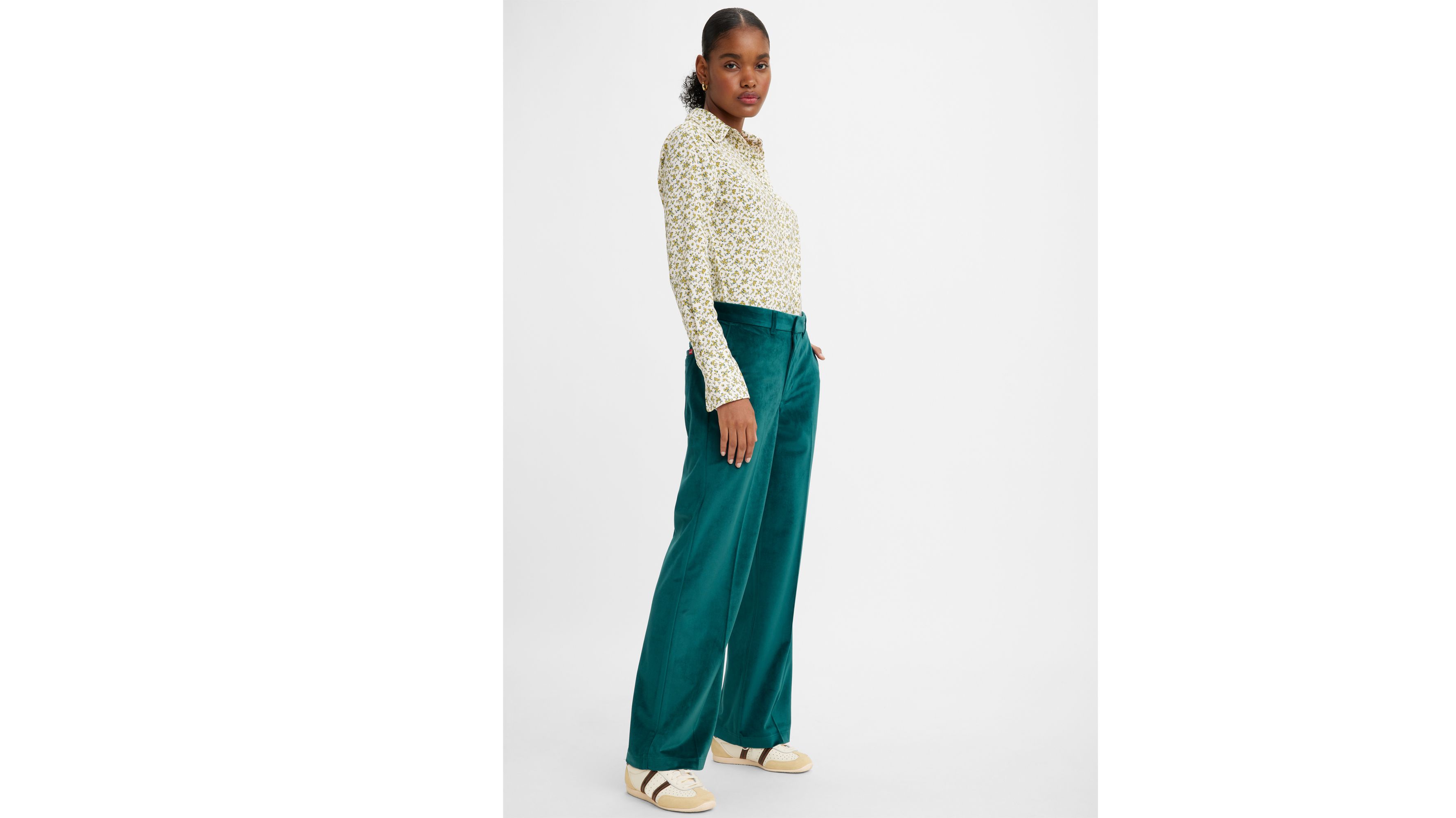 Baggy Trousers - Green