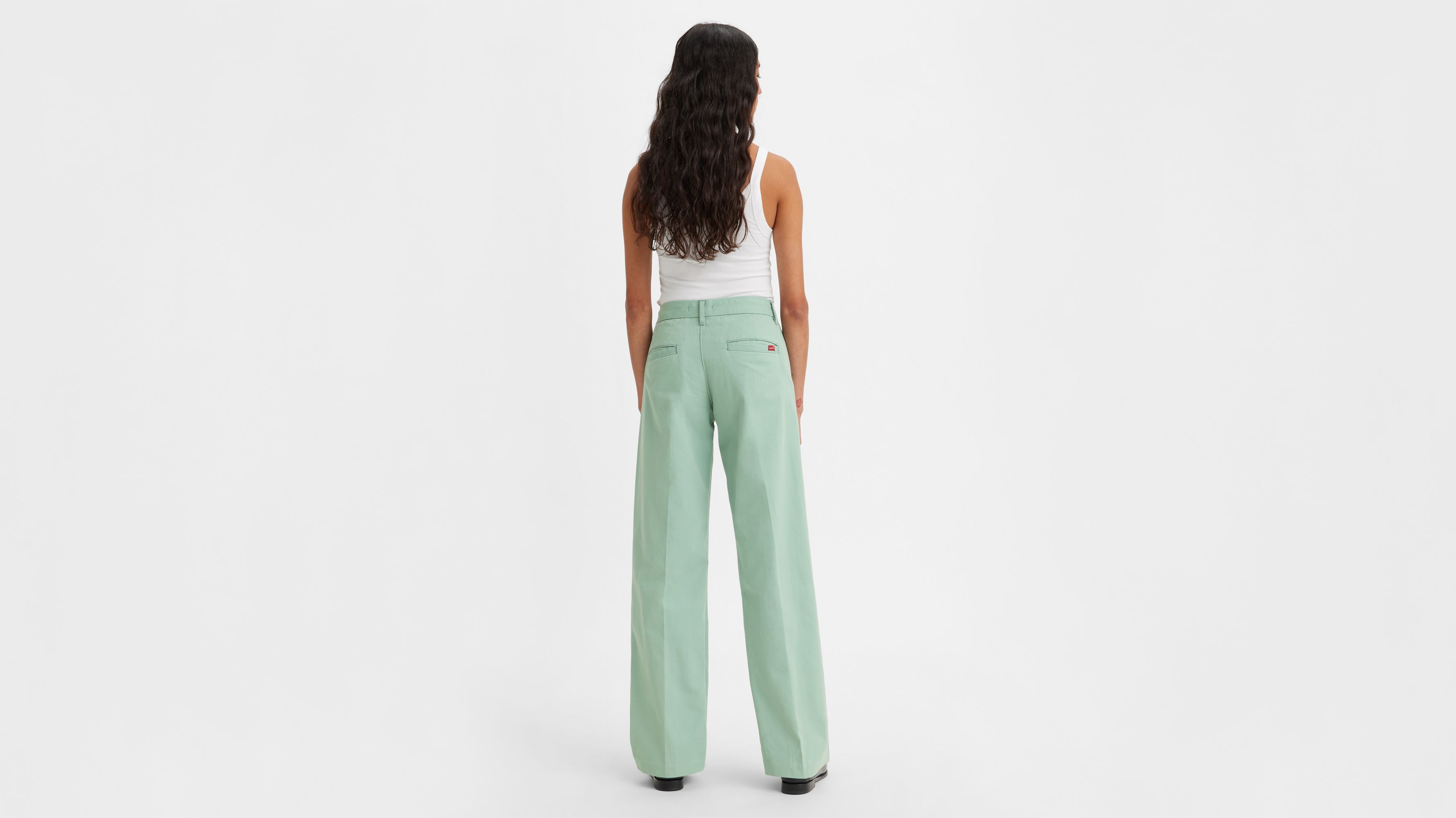 Baggy Trouser Pants - Green