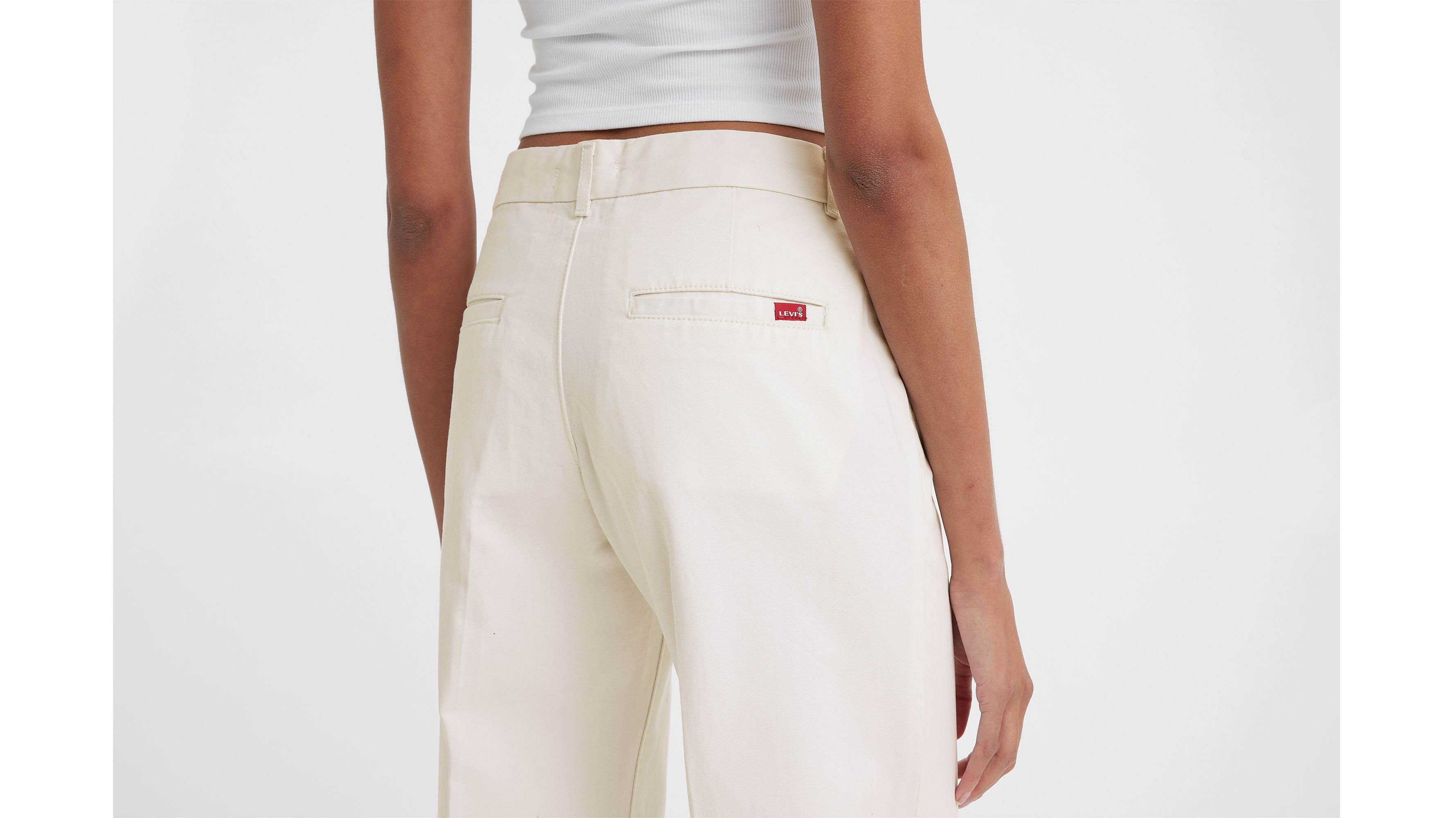 パンツ Baggy Denim Pants White High Waisted Jeans for Women Y2K Fashion Baggy Denim Pants