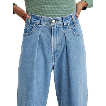Folded Pleated Baggy Dad Pants 4