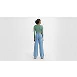 Pleated Baggy Dad Women's Jeans 4