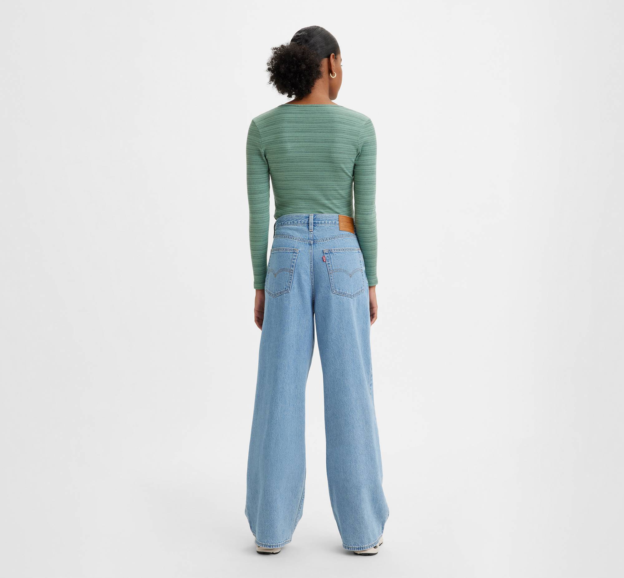 Folded Pleated Baggy Dad Pants 3