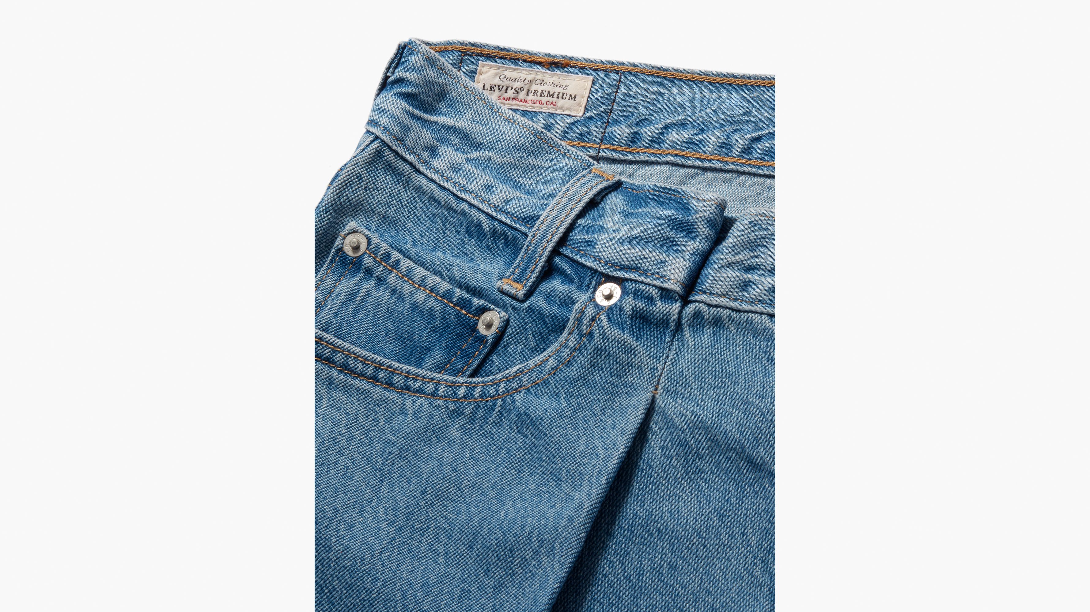 Pleated Baggy Dad Women's Jeans 8