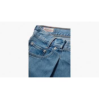 Pleated Baggy Dad Women's Jeans 8