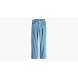 Pleated Baggy Dad Women's Jeans 6