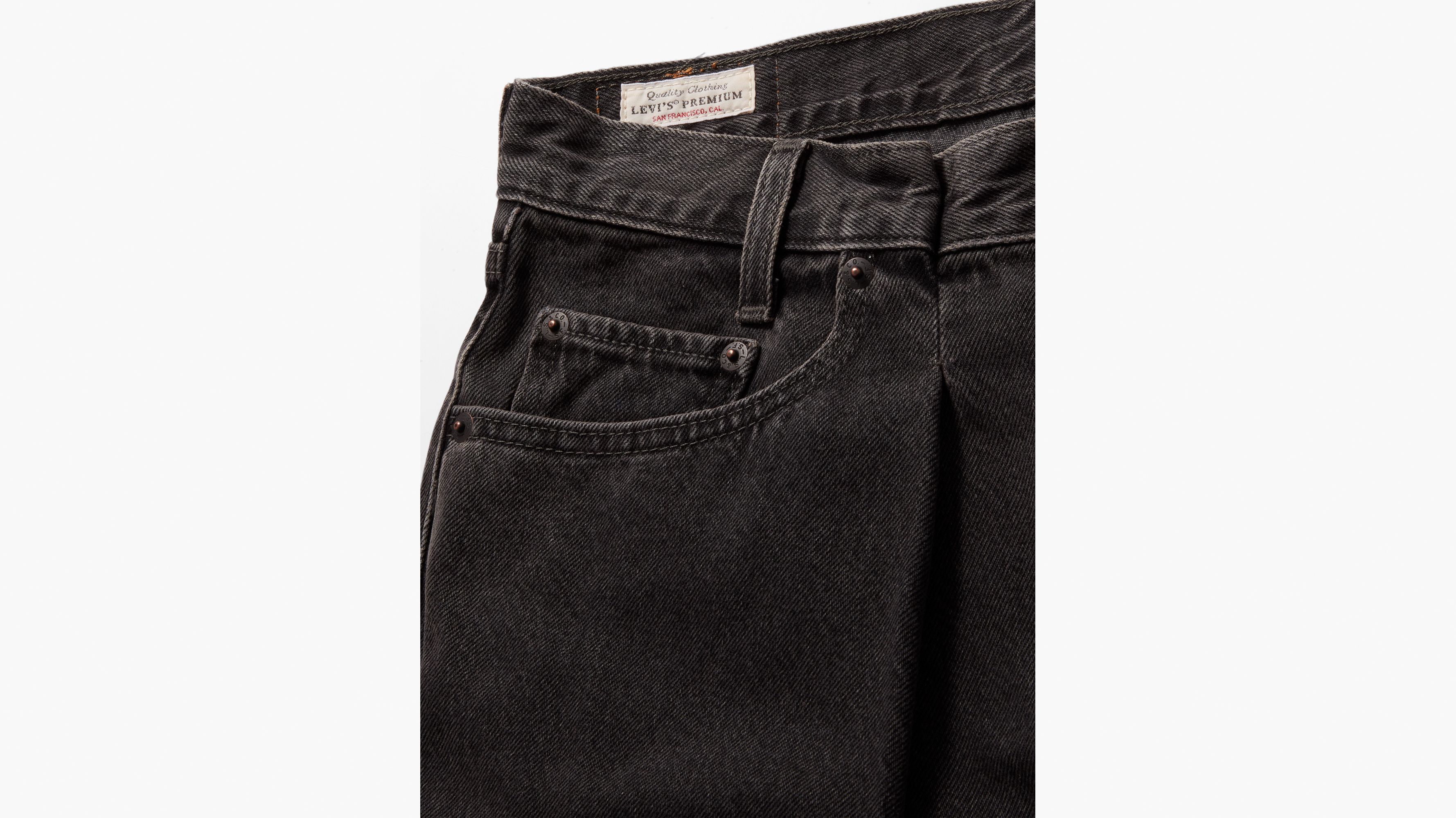 Pleated Baggy Dad Women's Jeans - Black | Levi's® US