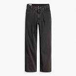 Pleated Baggy Dad Women's Jeans 6