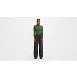 Folded Pleated Baggy Dad Pants 5