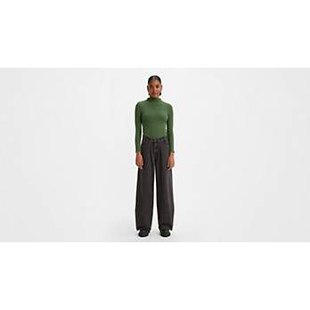 Folded Pleated Baggy Dad Pants 5