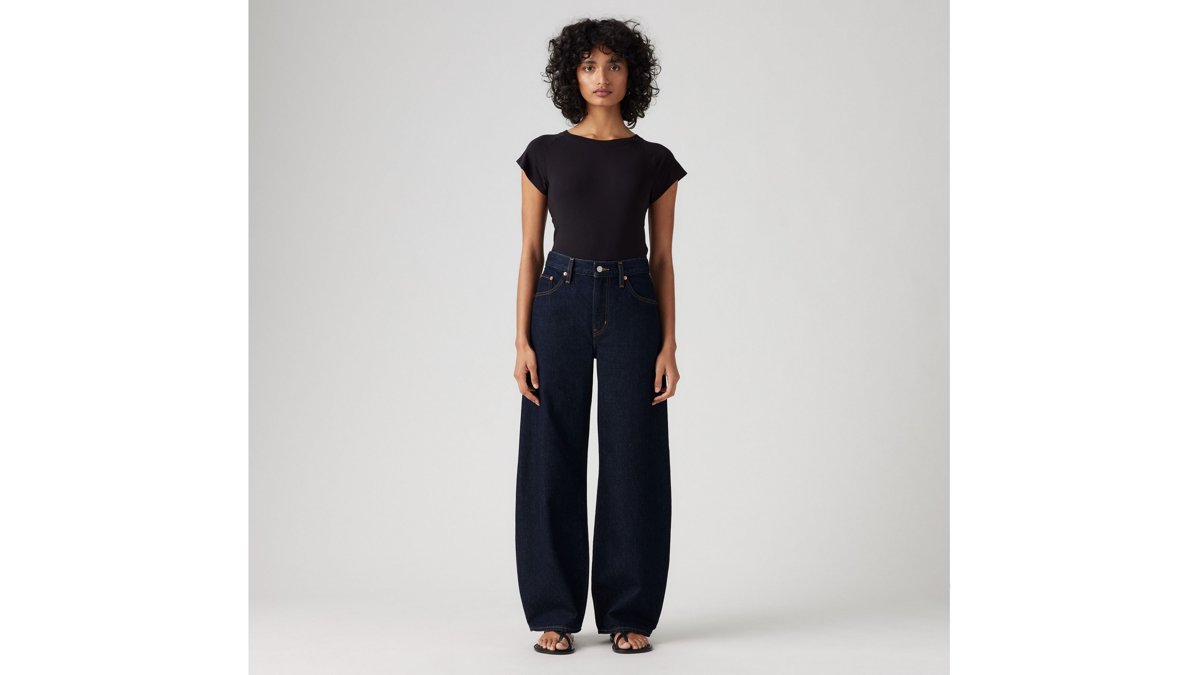 【BOK PLACE】Cut V-Line Washing Vintage Balloon Denim Pt XL BOK PLACE (ボックプレイス) - カットVラインウォッシュ加工