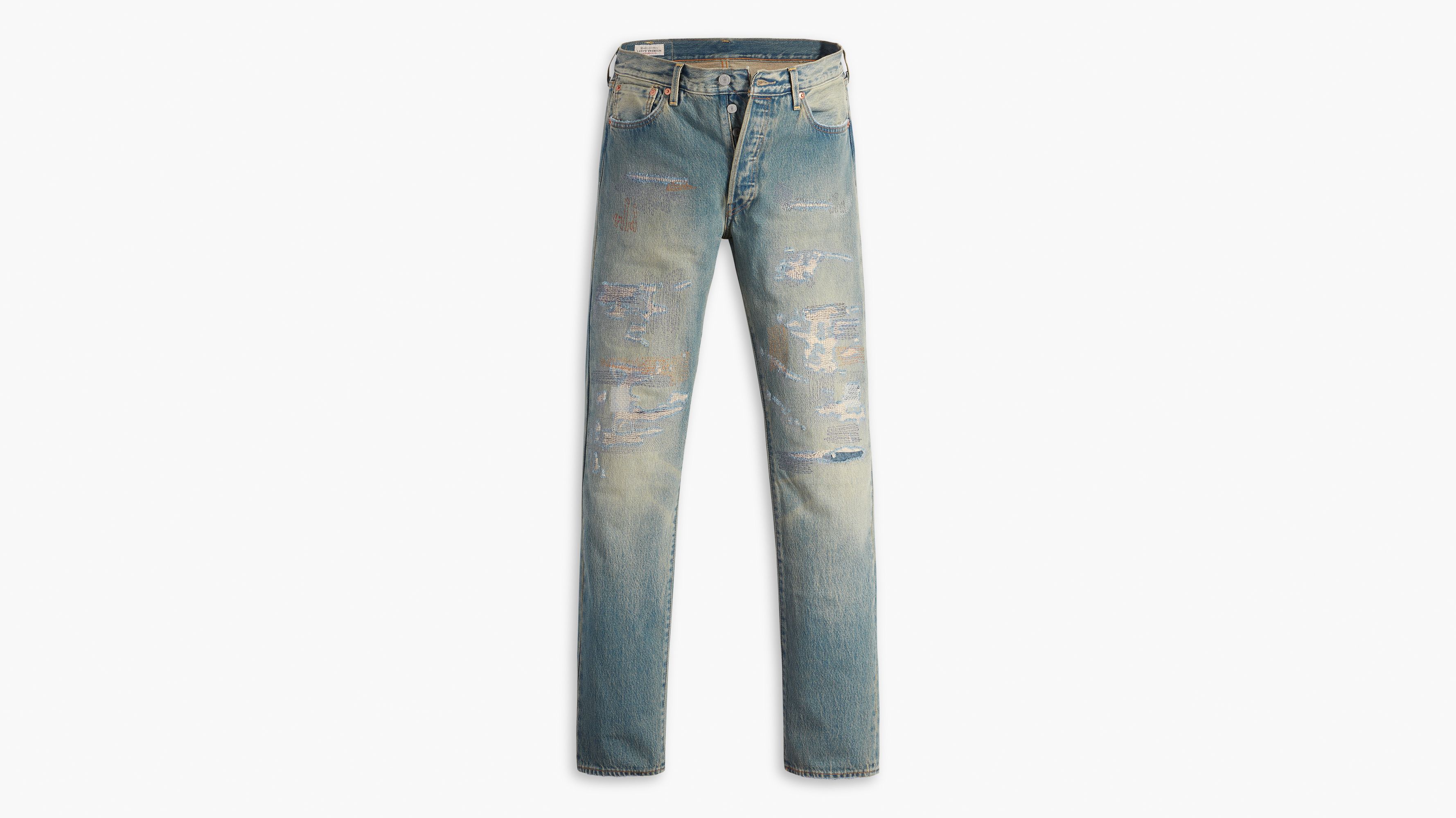 Pants and jeans Levi's® 501® Original Jeans Light Indigo Destructed