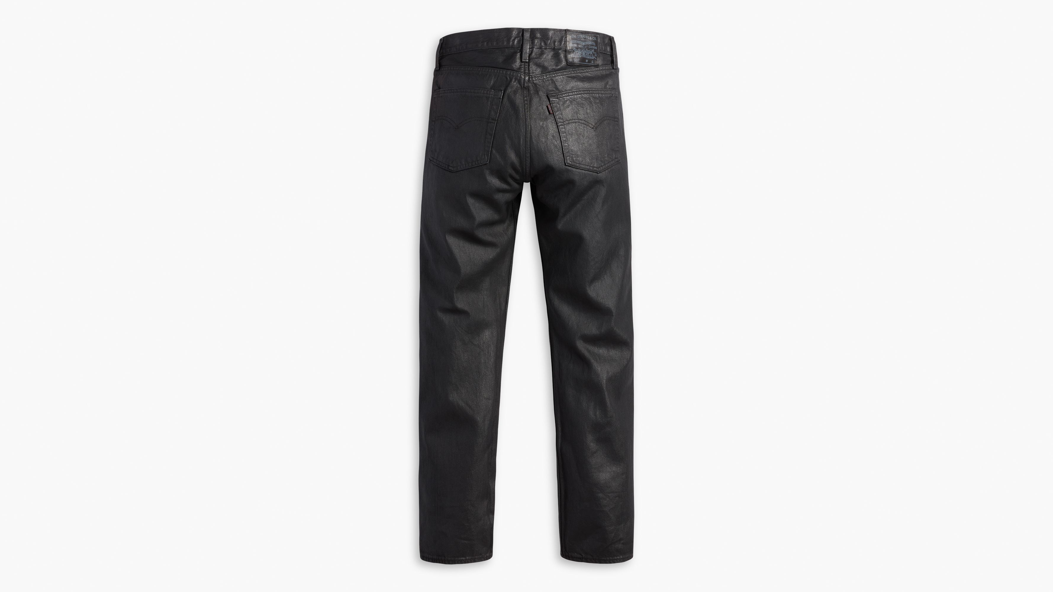 Men's Black Coated Jeans, Black Coated Jeans Mens