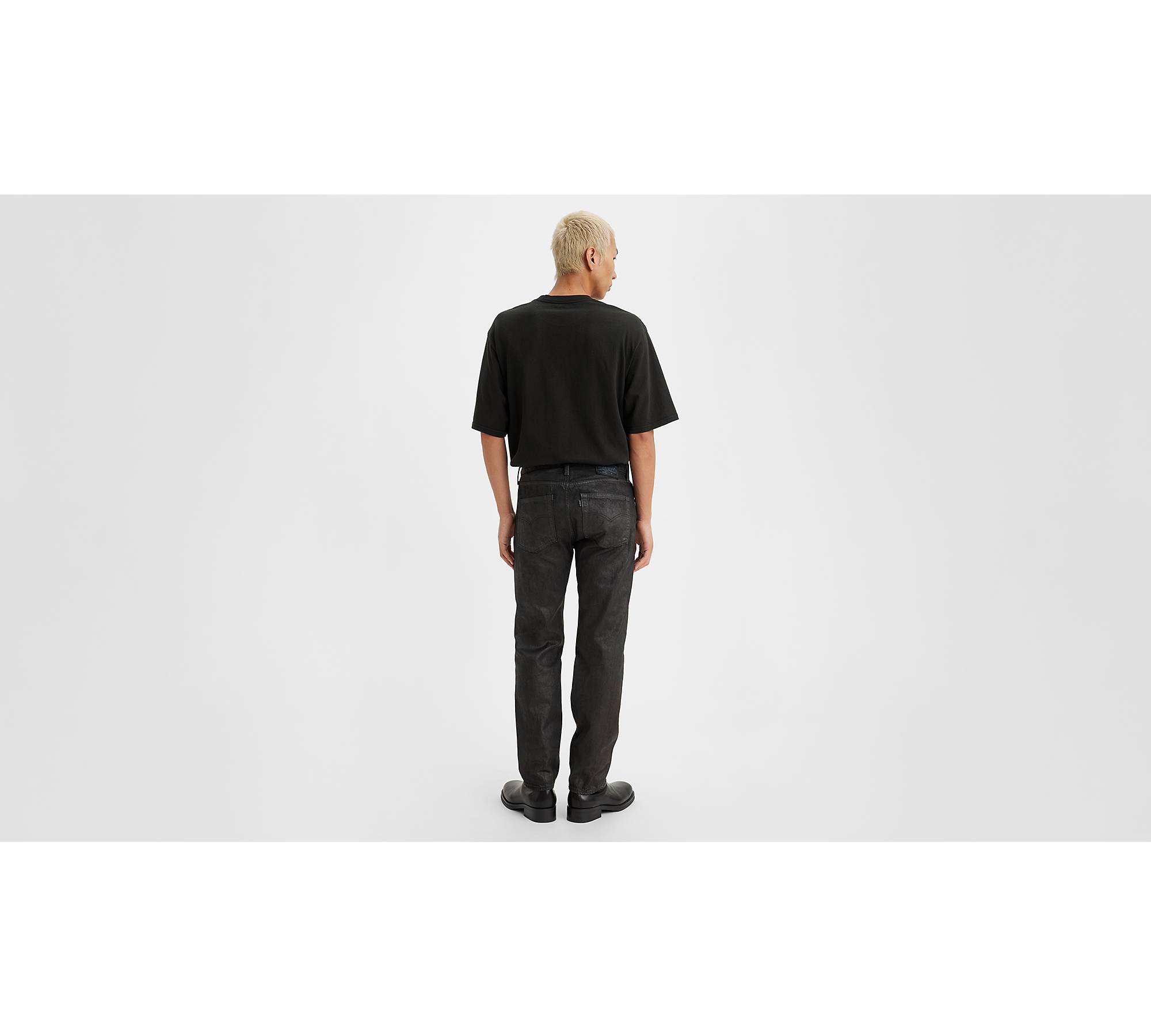 Val Coated Tapered Pants Black