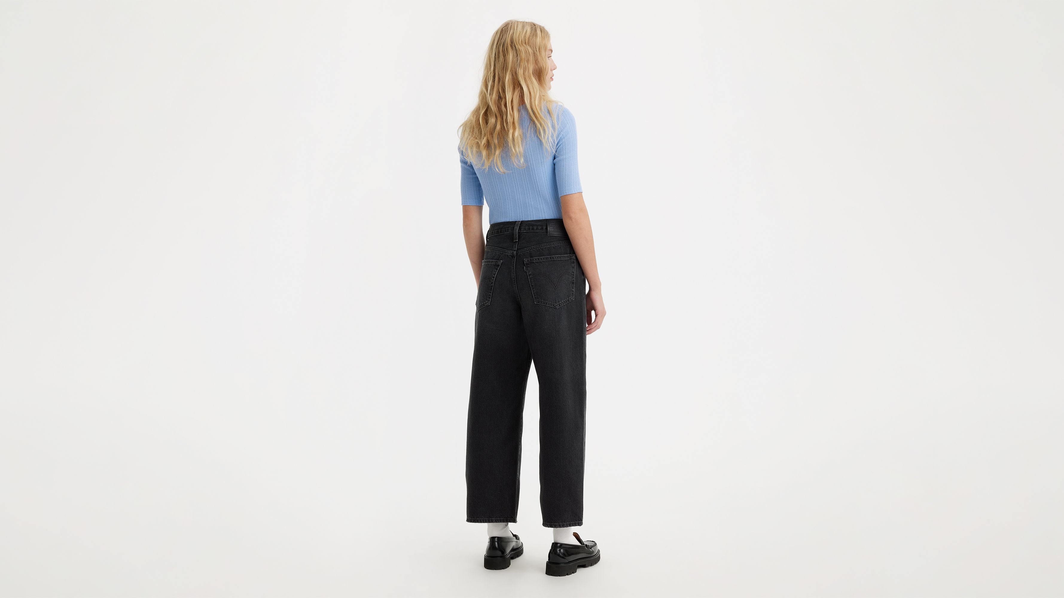 Baggy High Water Jeans 4