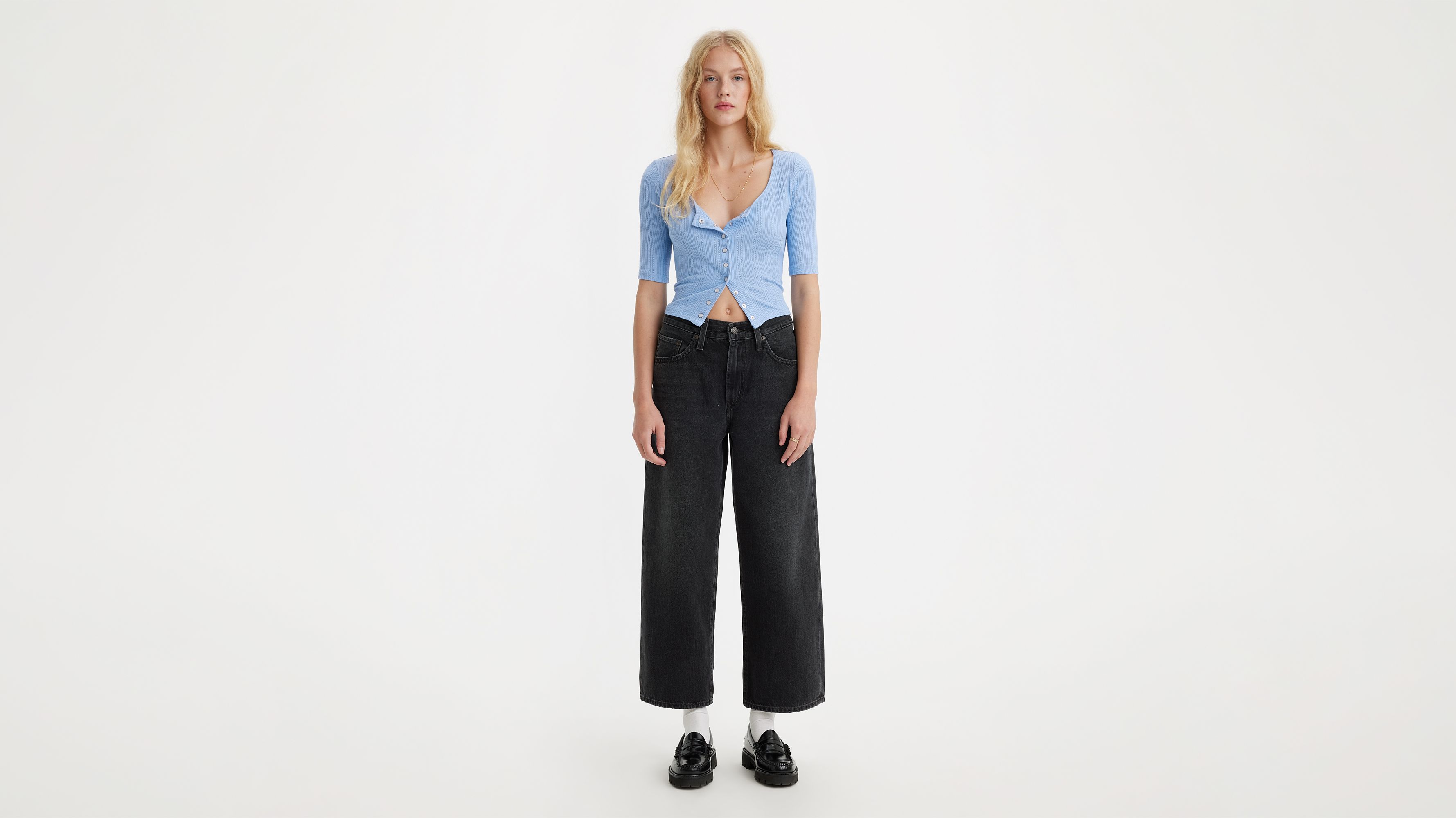 Baggy High Water Jeans 2